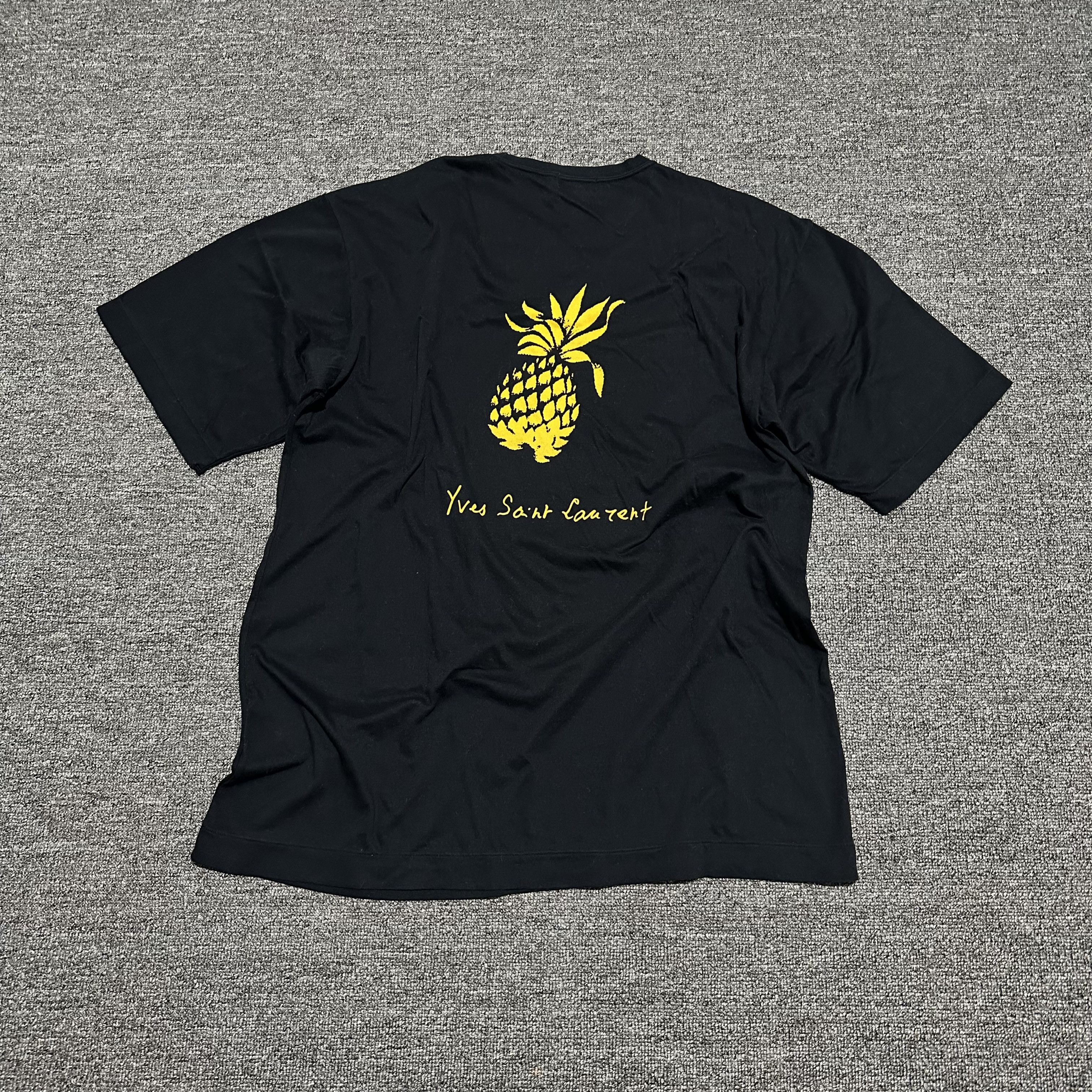 Saint Laurent Paris Vintage YVES SAINT LAURENT Pineapple Tee Size US M / EU 48-50 / 2 - 1 Thumbnail