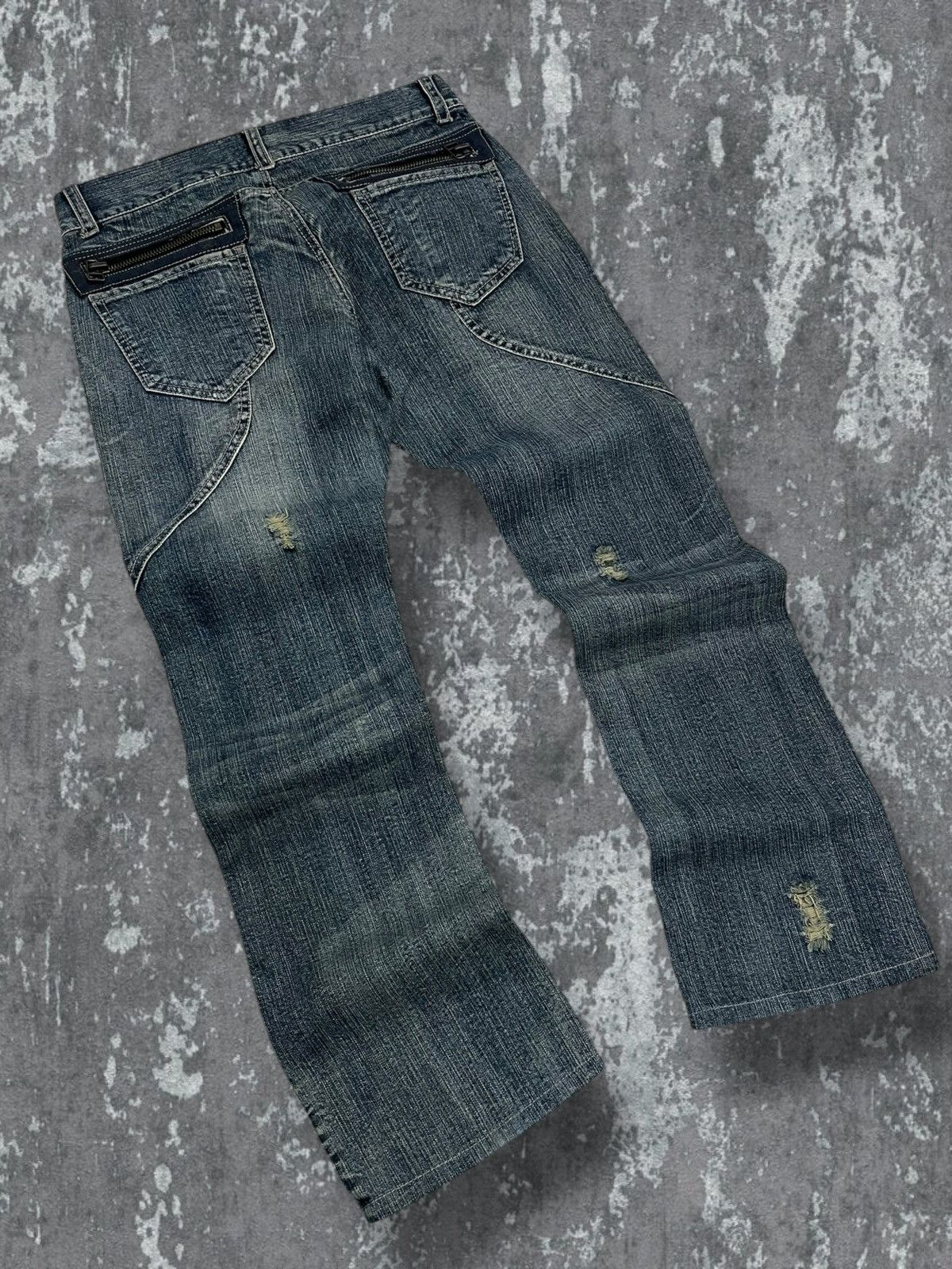 In The Attic Vintage Rare 1990s Japan Designer In The Attic Flared Grunge Size US 30 / EU 46 - 8 Thumbnail