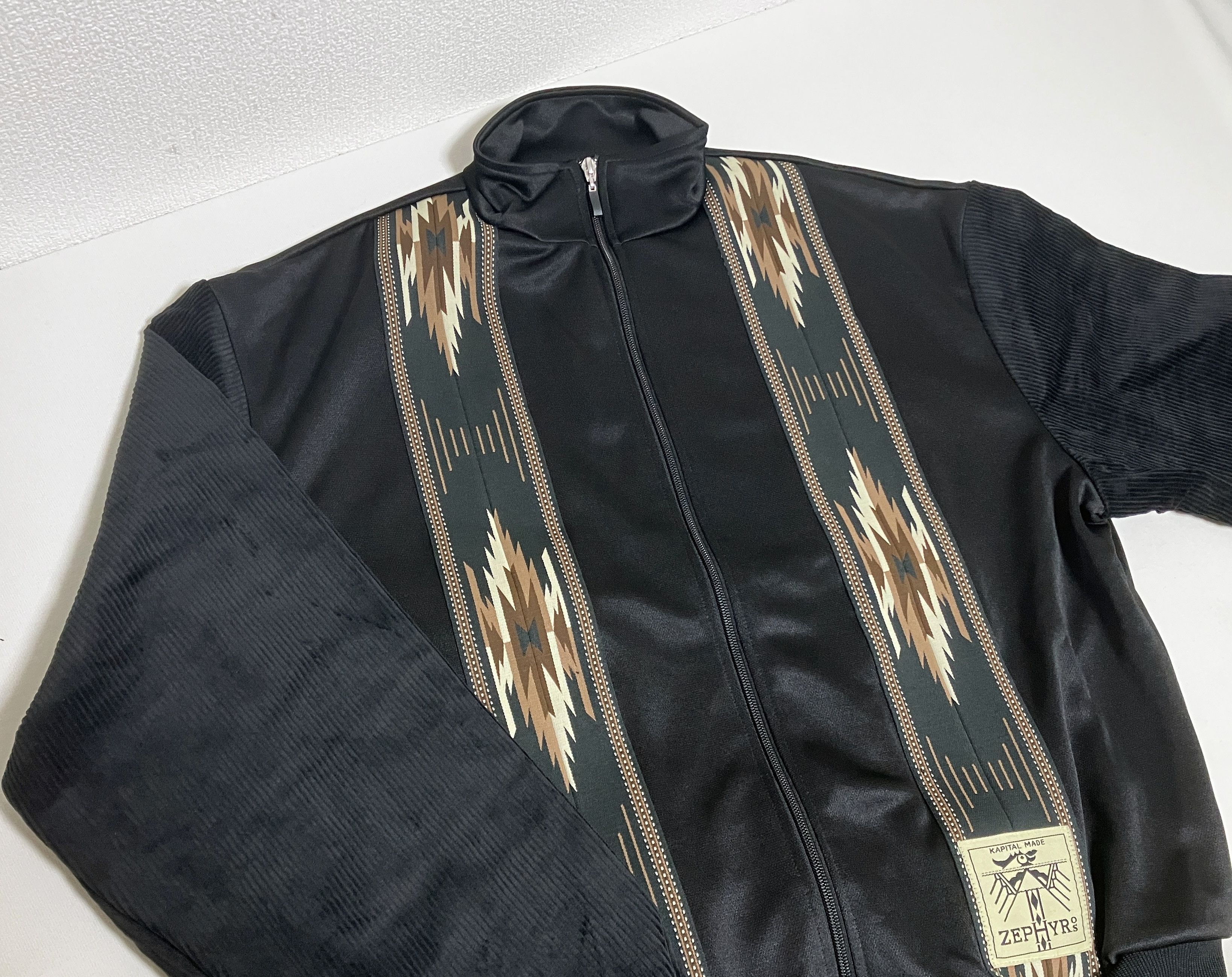 Kapital KAPITAL smooth jersey KOCHI & ZEPHYR track jacket black L Size US L / EU 52-54 / 3 - 9 Thumbnail