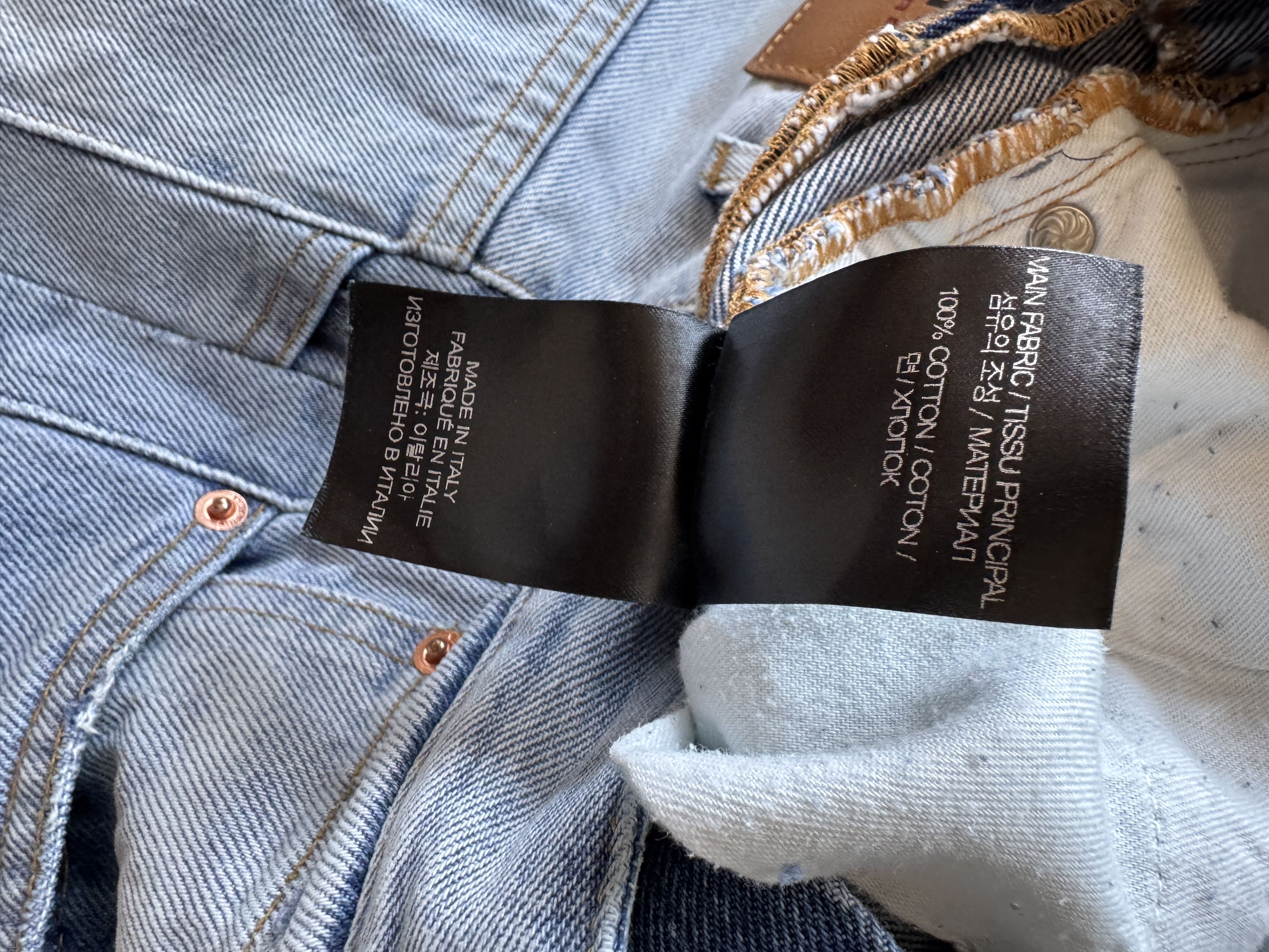 Vetements Destroyed wash denim pants Size US 32 / EU 48 - 23 Thumbnail