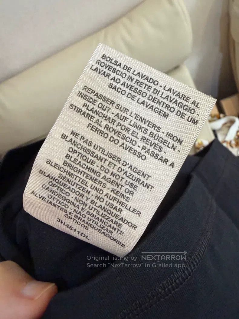 Hermes Hermes Black Crew Neck Short Sleeve T-Shirt with Letter Pr Size XS / US 0-2 / IT 36-38 - 5 Thumbnail