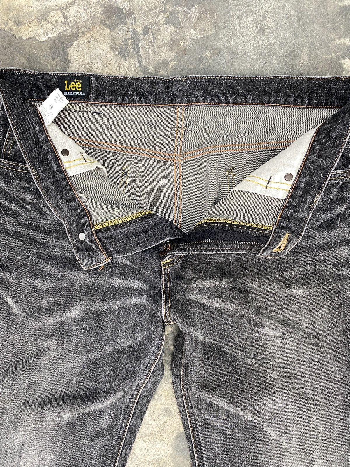 Lee Vintage Lee Rider Faded Denim Flare Size US 34 / EU 50 - 10 Thumbnail