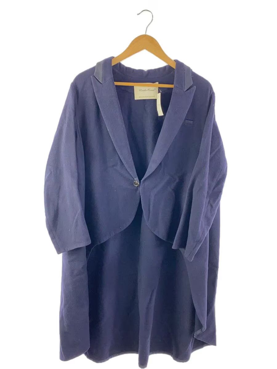 Undercover Undercover Wool Coat Navy Size US S / EU 44-46 / 1 - 1 Thumbnail