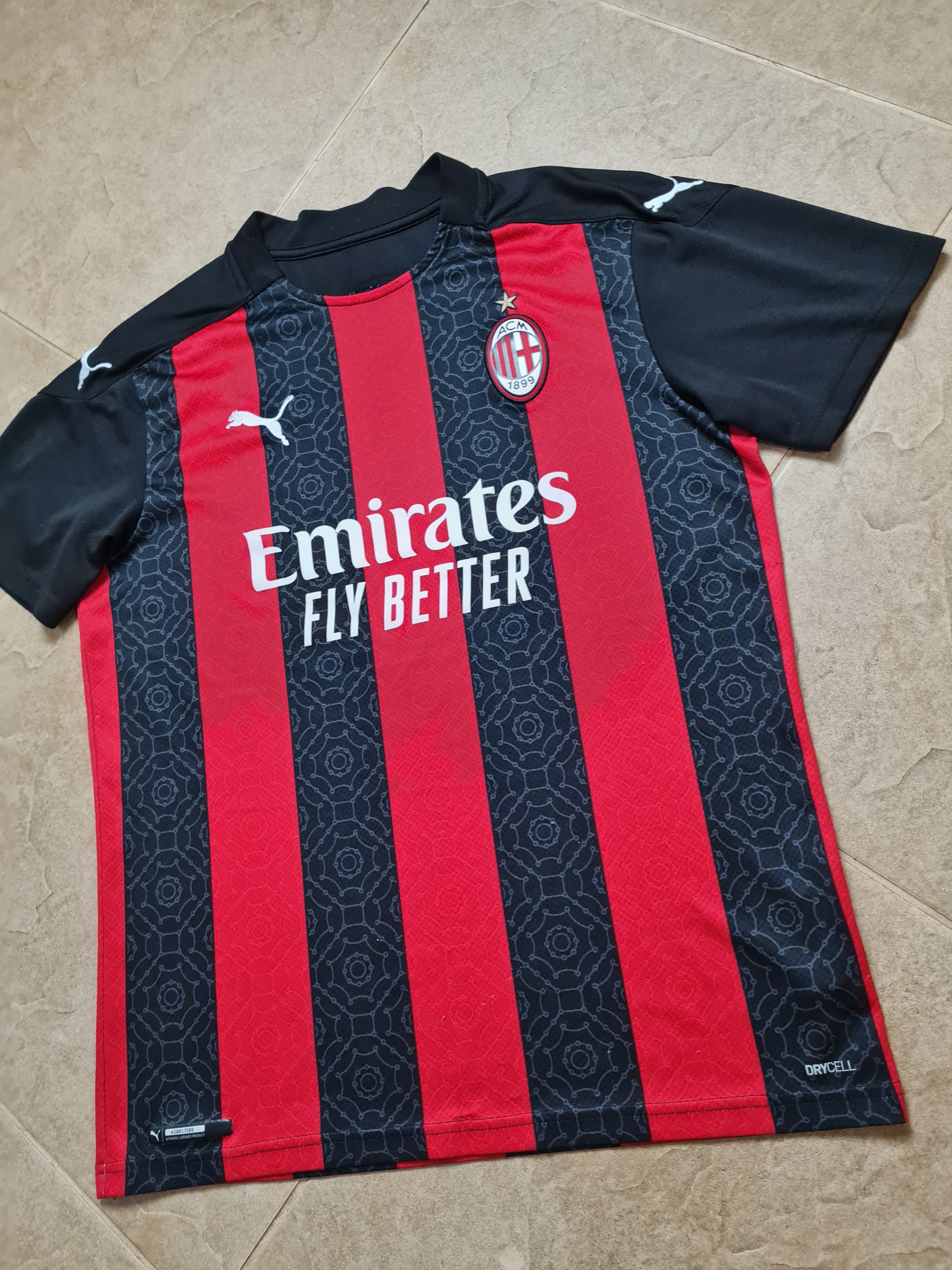 Puma AC Milan Home Puma Soccer Shirt Third Maglia Camiseta Size US M / EU 48-50 / 2 - 2 Thumbnail