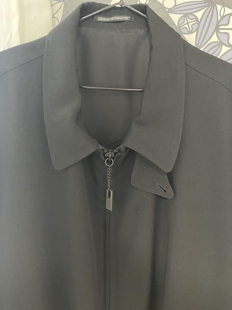 Yohji Yamamoto Yohji Yamamoto Pour Homme WOOLGABARDINE N3B JACKET Size US M / EU 48-50 / 2 - 2 Thumbnail