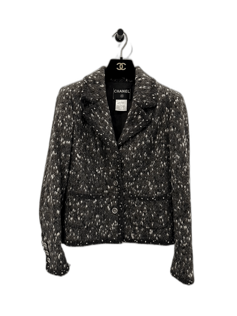 Chanel Chanel Snowflake Wool Women's Jacket -2505 Size US S / EU 44-46 / 1 - 1 Thumbnail