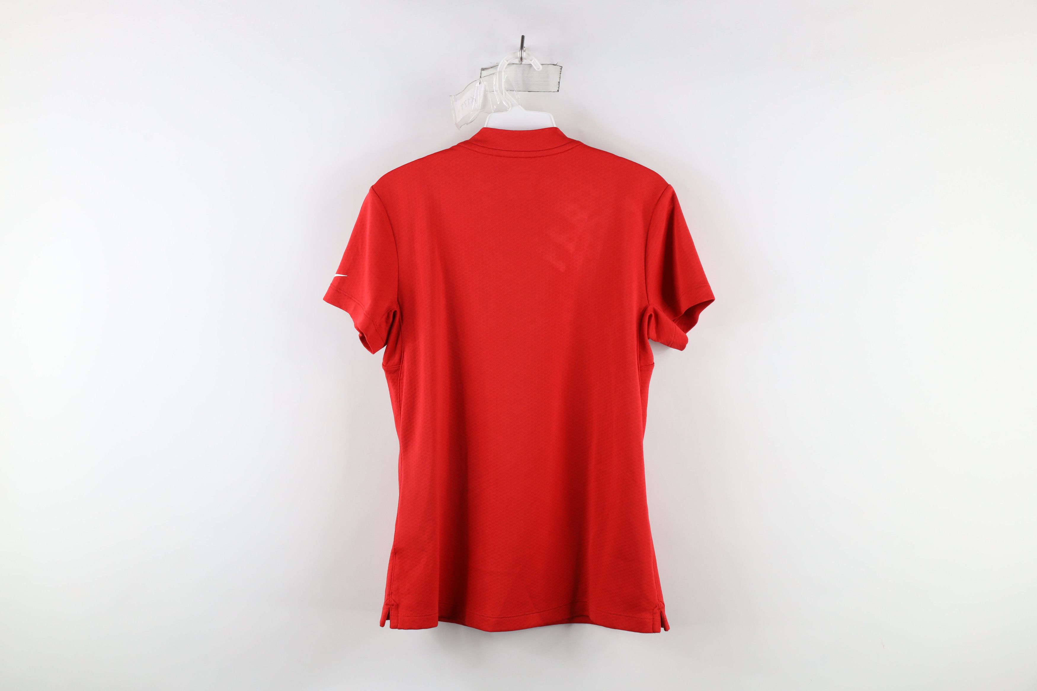 Nike × Vintage Nike Golf Thermal Knit Half Zip Blade Collar Polo Shirt Red Size S / US 4 / IT 40 - 9 Thumbnail