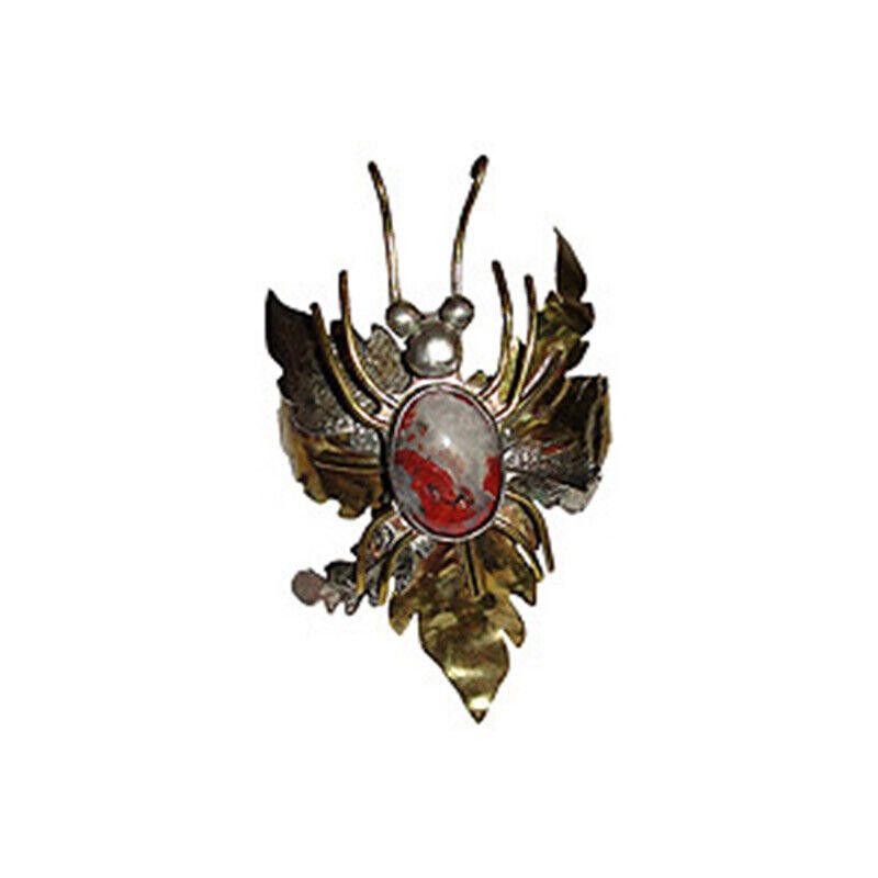 Designer Brutalist Red Jasper Bug Bracelet Size ONE SIZE - 1 Thumbnail