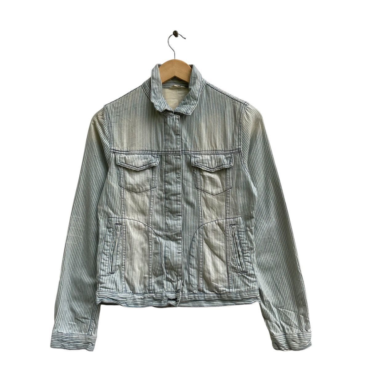 45rpm × Buzz Rickson's × Japanese Brand Japanese Brand Tee-Up Trucker Hikory Stripes Jacket Size M / US 6-8 / IT 42-44 - 1 Thumbnail