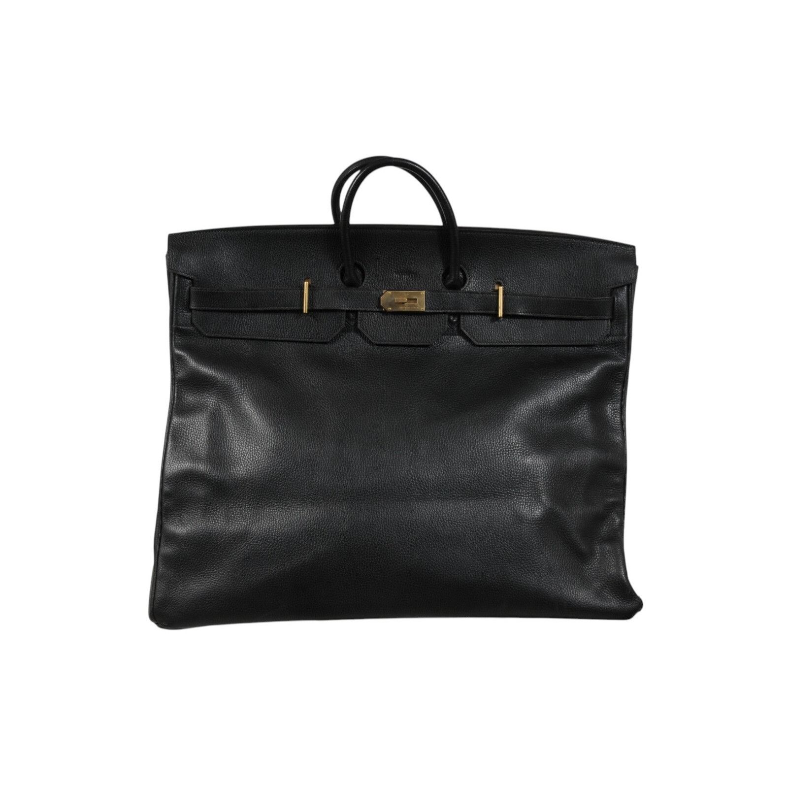 Hermes Haut à Courroies Hac 60 Black Ardennes Gold Carry On Bag Size ONE SIZE - 3 Thumbnail