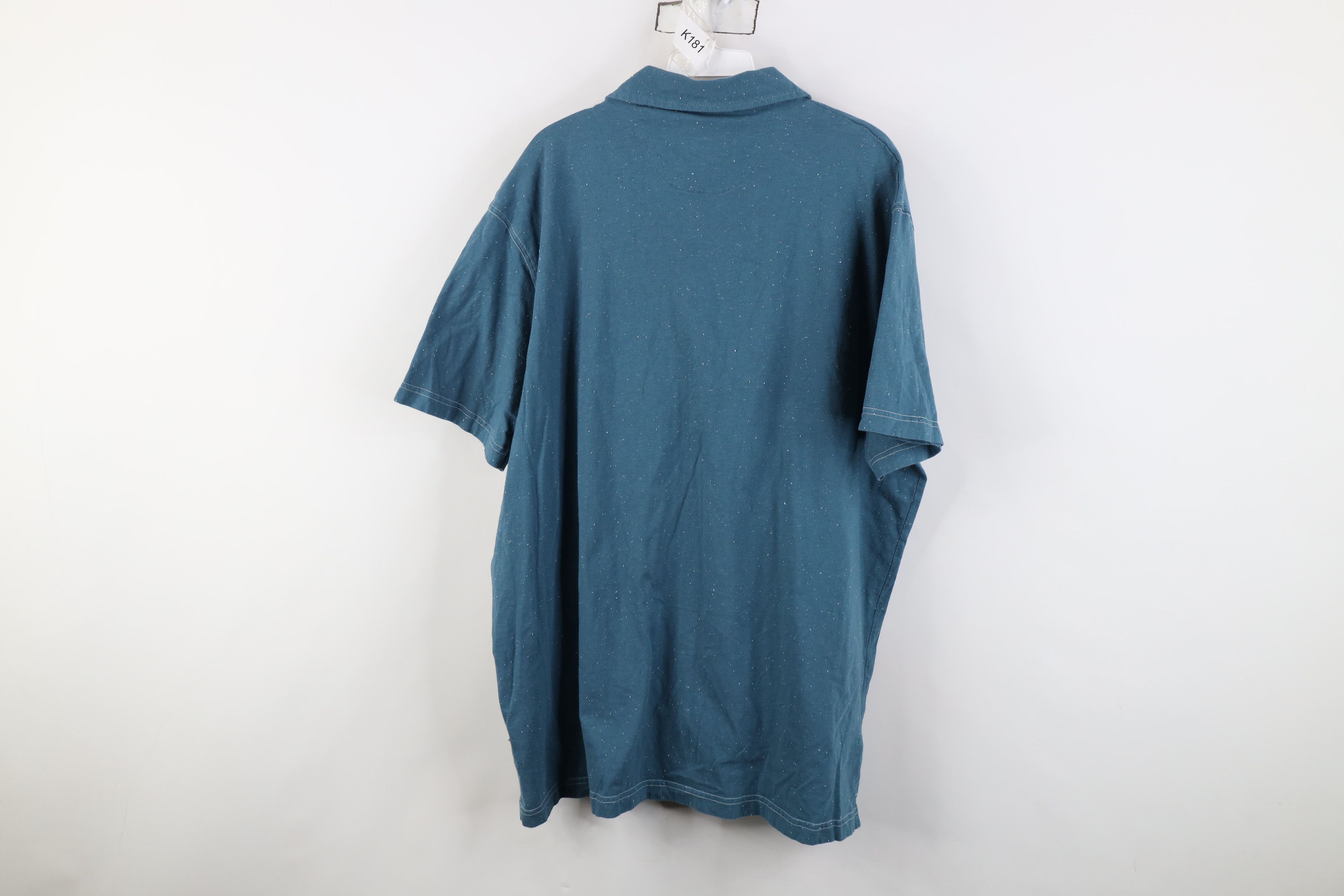 Vintage Howler Bros Clubman Collared Pocket Golf Polo Shirt Blue Size US XXL / EU 58 / 5 - 13 Thumbnail