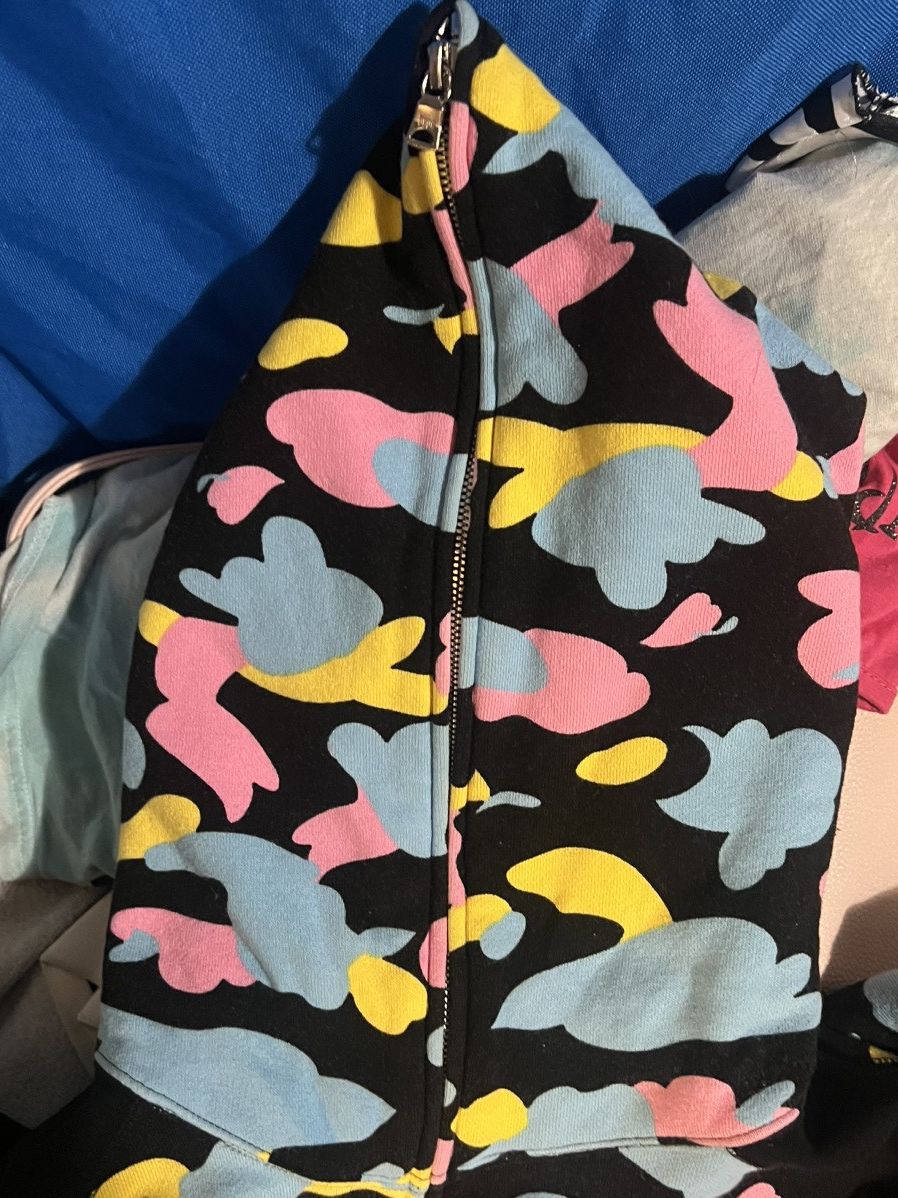 Bape Cotton Candy Full Zip Hoodie Size US L / EU 52-54 / 3 - 2 Thumbnail
