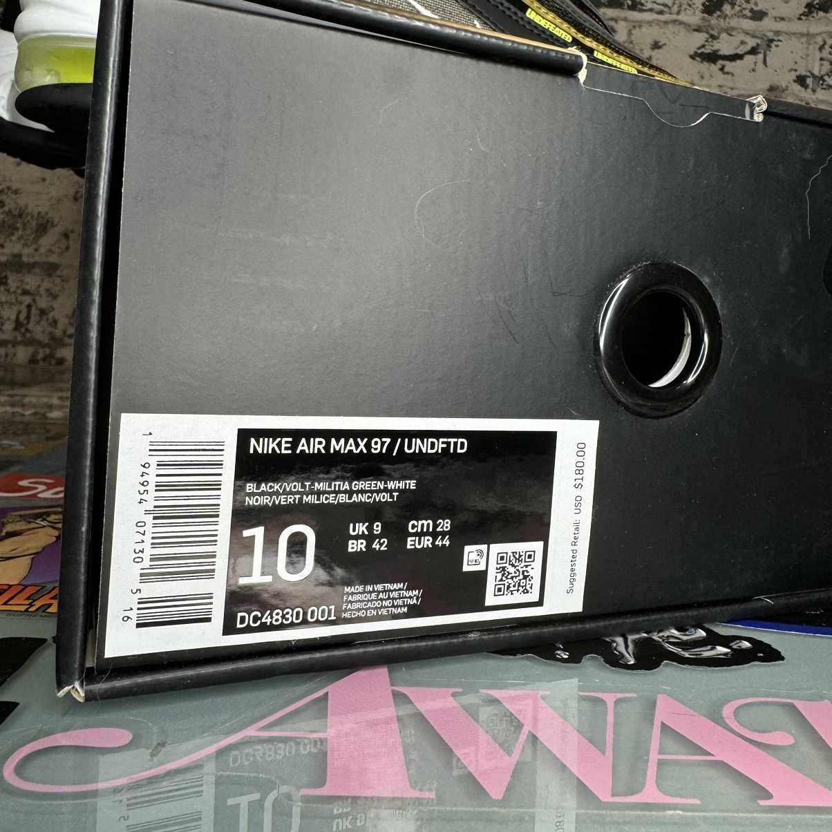Nike × Undefeated Nike Air Max 97 Undefeated Black Sz 10 Brand New Size US 10 / EU 43 - 5 Thumbnail