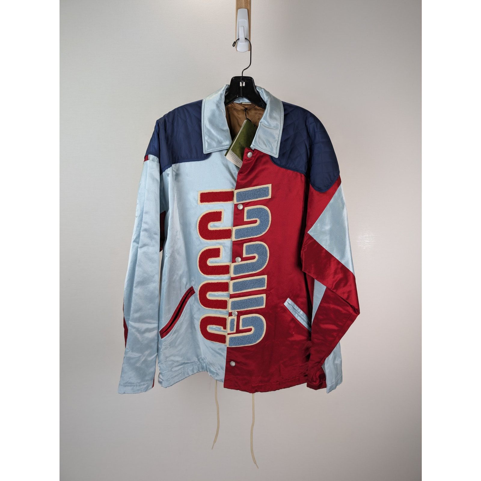 Gucci o1rshd1 Light Weight Duchesse SPW Jacket Shirt in Sail/Mix Size US M / EU 48-50 / 2 - 1 Thumbnail