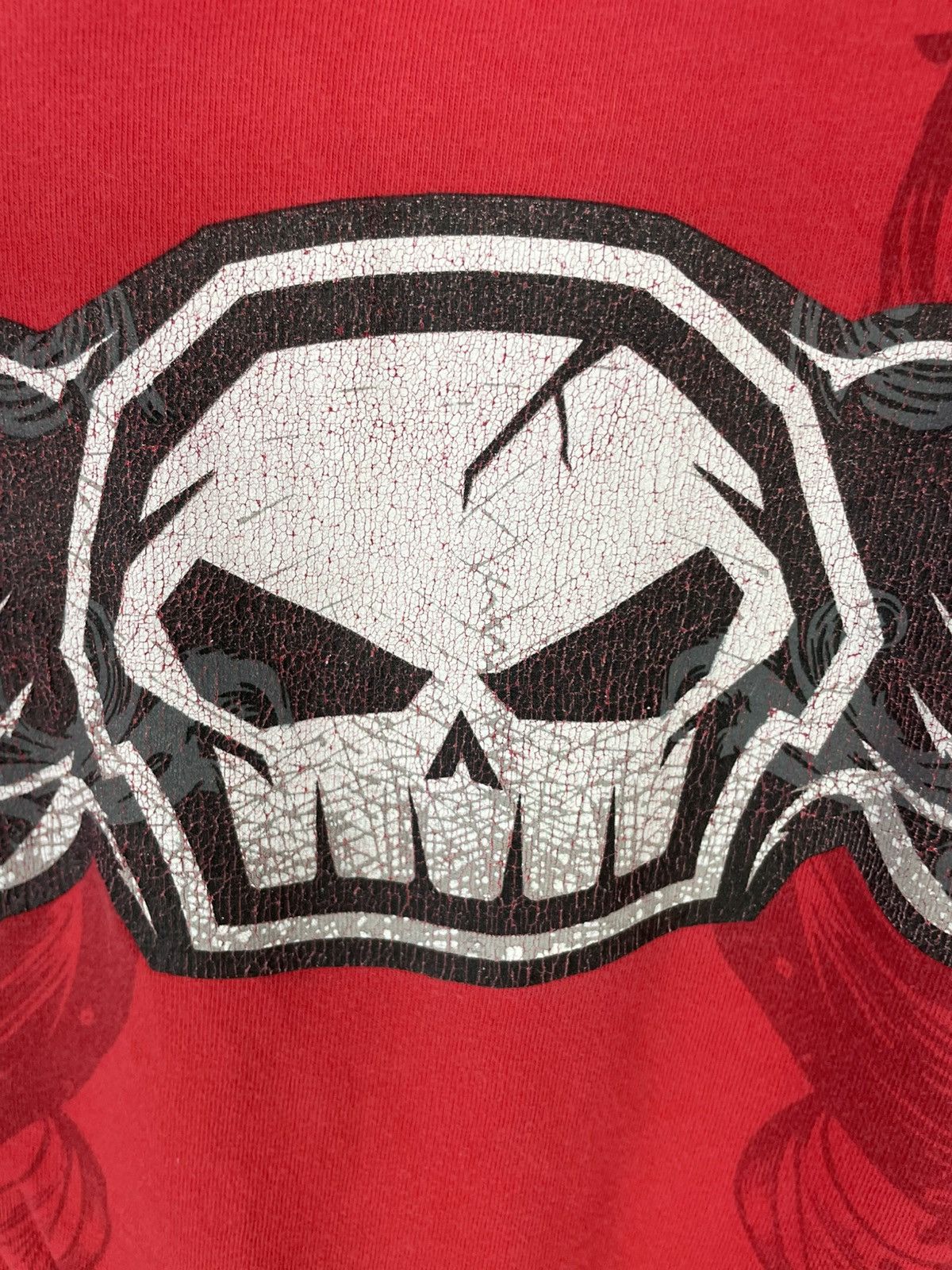 No Fear Vintage No Fear Skull Graphic Red Y2K Double Sided Skater Size US M / EU 48-50 / 2 - 9 Thumbnail