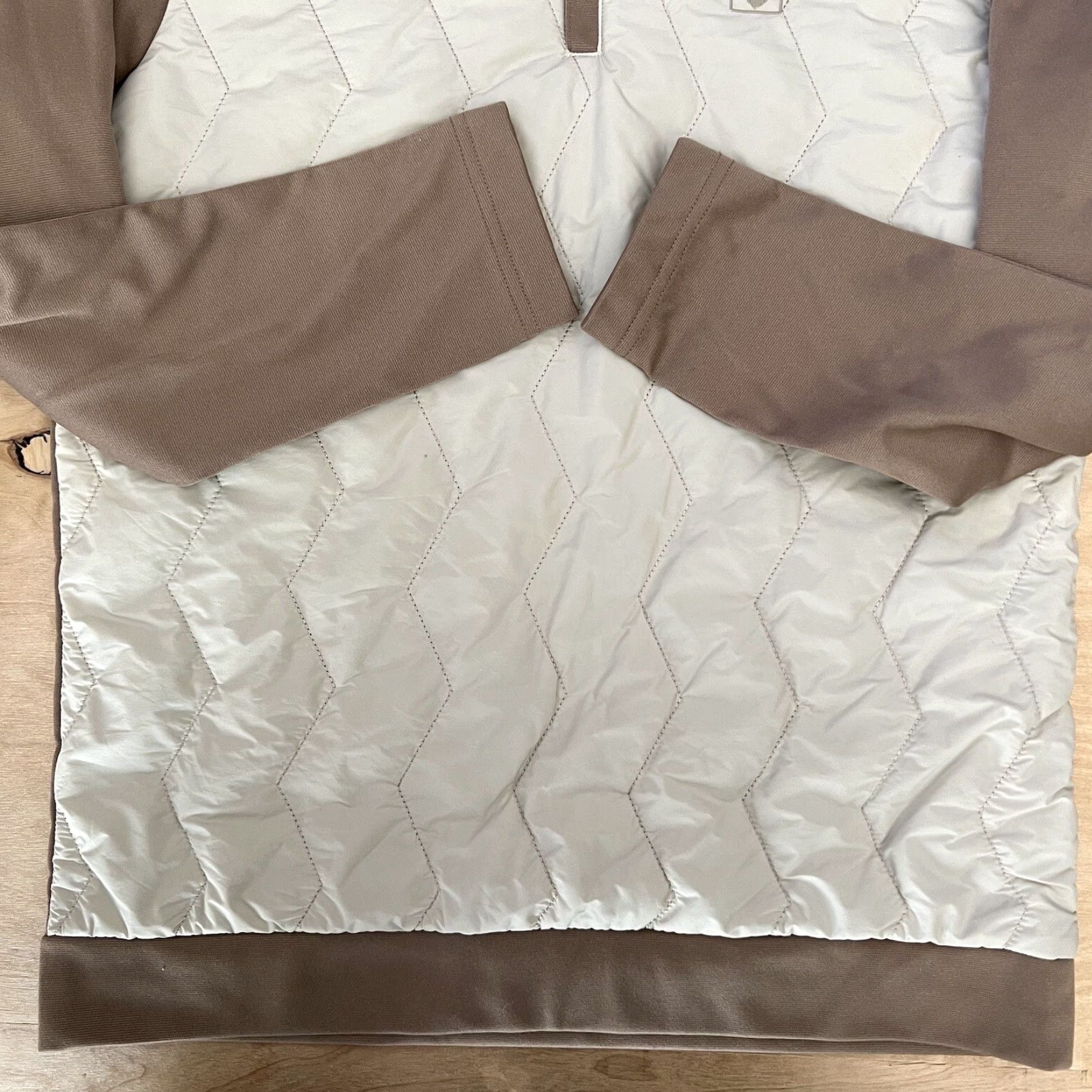 Vintage Black Yak 1/4 Zip Pullover Medium Beige Insulated Polyester Jacket Mens M Casual Outdoor Winter Size US M / EU 48-50 / 2 - 5 Thumbnail