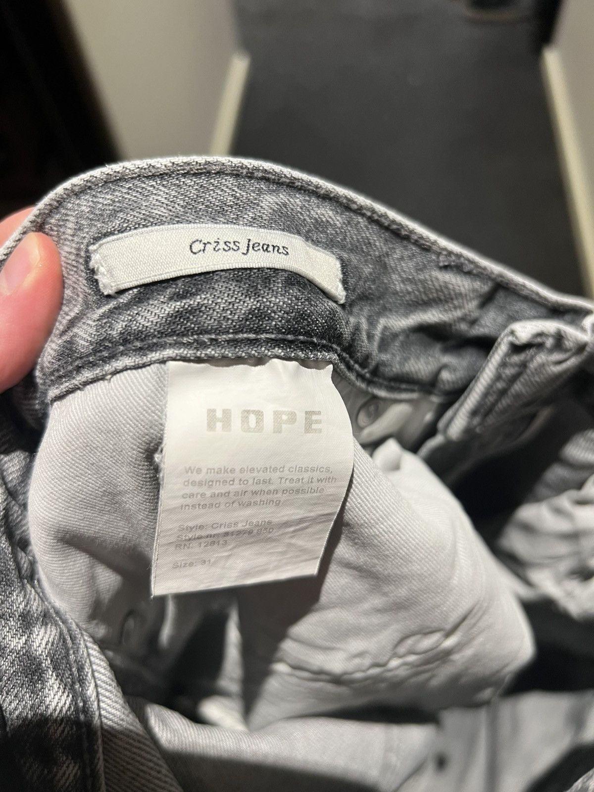 Hope Hope Criss Jeans Size US 31 - 4 Thumbnail