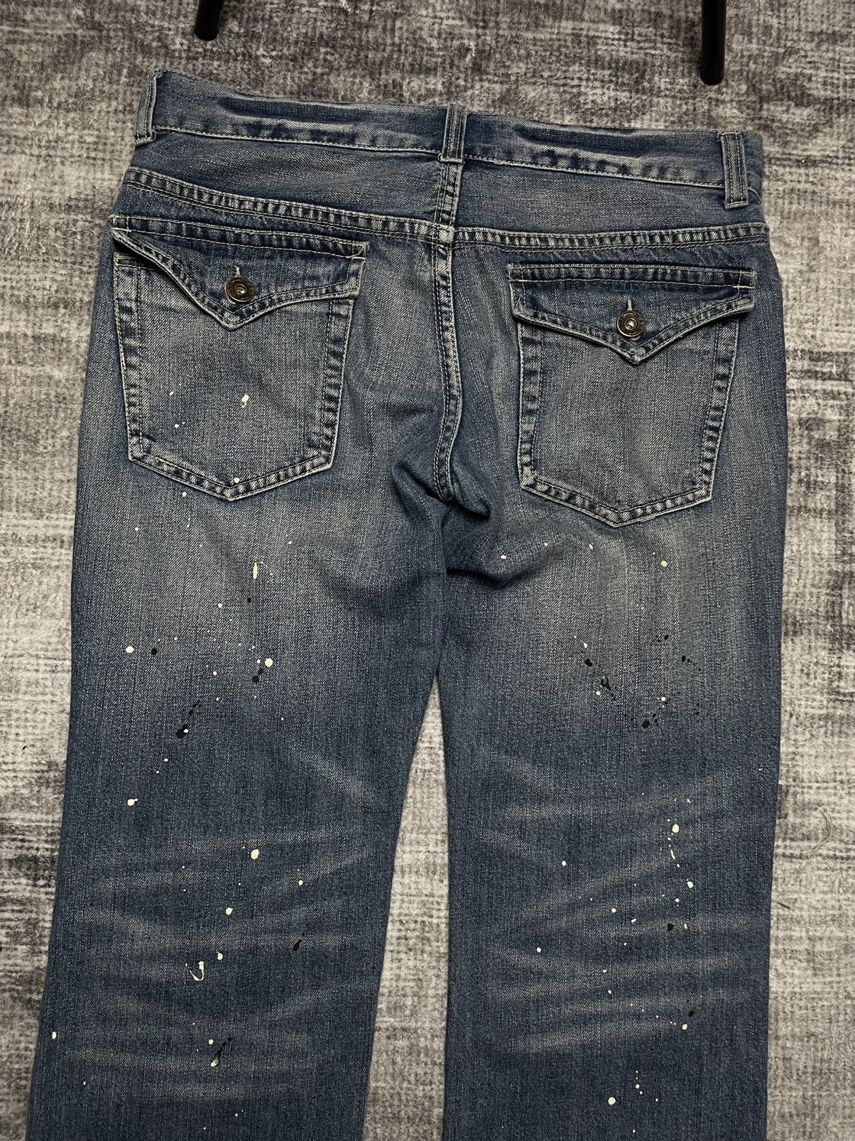 Japanese Brand Japanese Denim Beast Paint Distressed Jeans Size US 30 / EU 46 - 9 Thumbnail