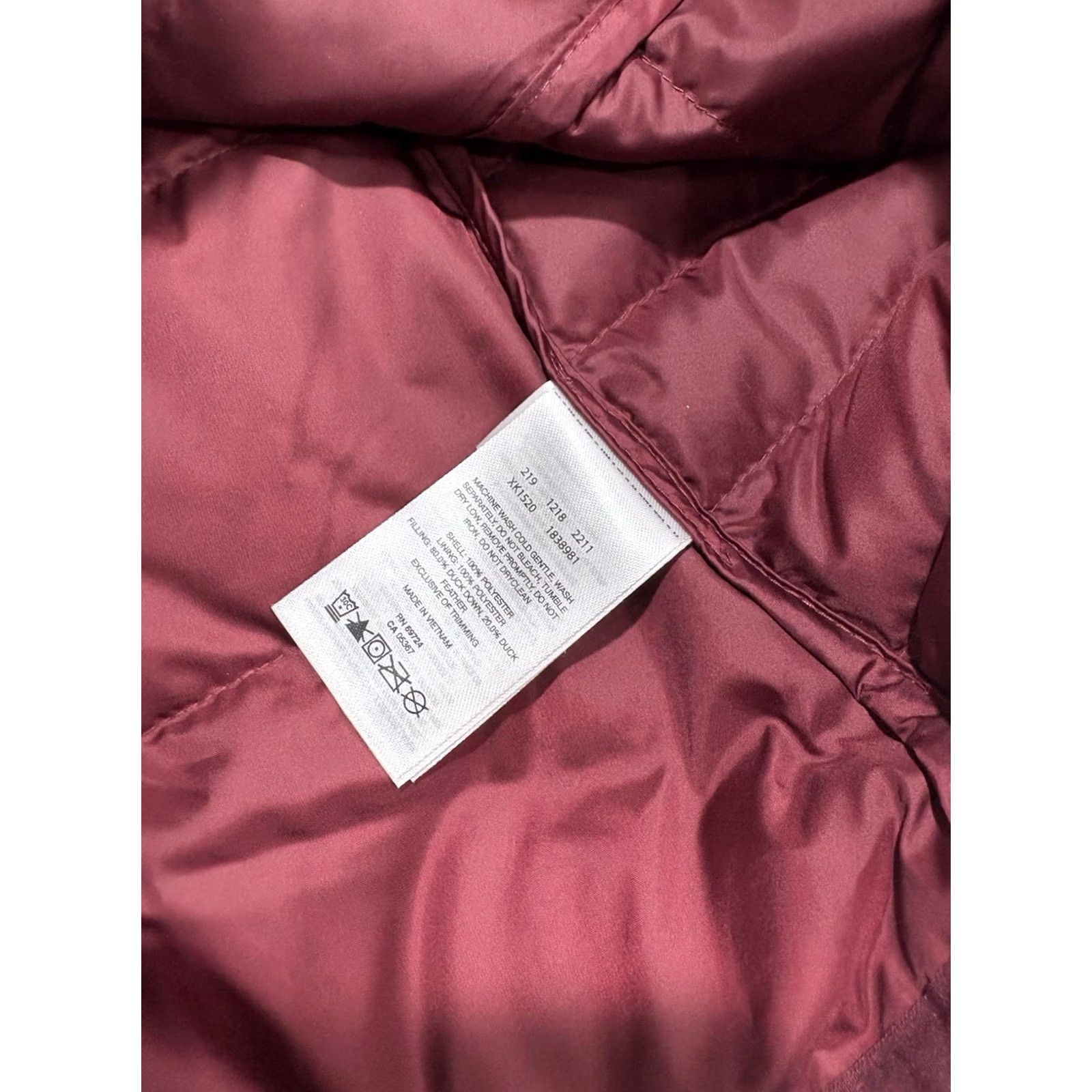 Vintage Columbia Vest Women’s Small Red Puffer Zip Down Quilted Outdoor Size S / US 4 / IT 40 - 3 Thumbnail