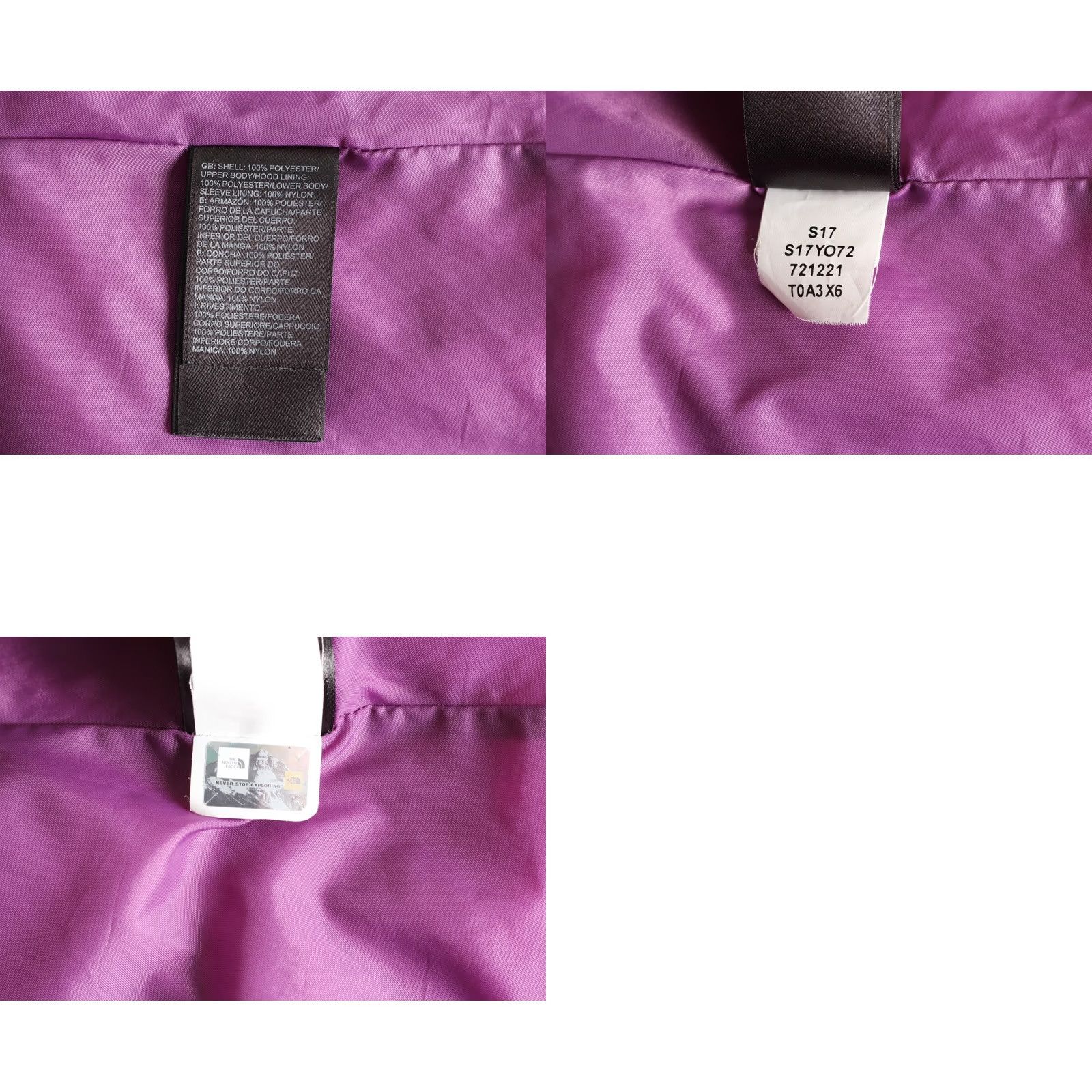 The North Face VINTAGE The North Face DRYVENT Hooded Waterproof Jacket Women L Purple MJ5891 Size L / US 10 / IT 46 - 8 Thumbnail