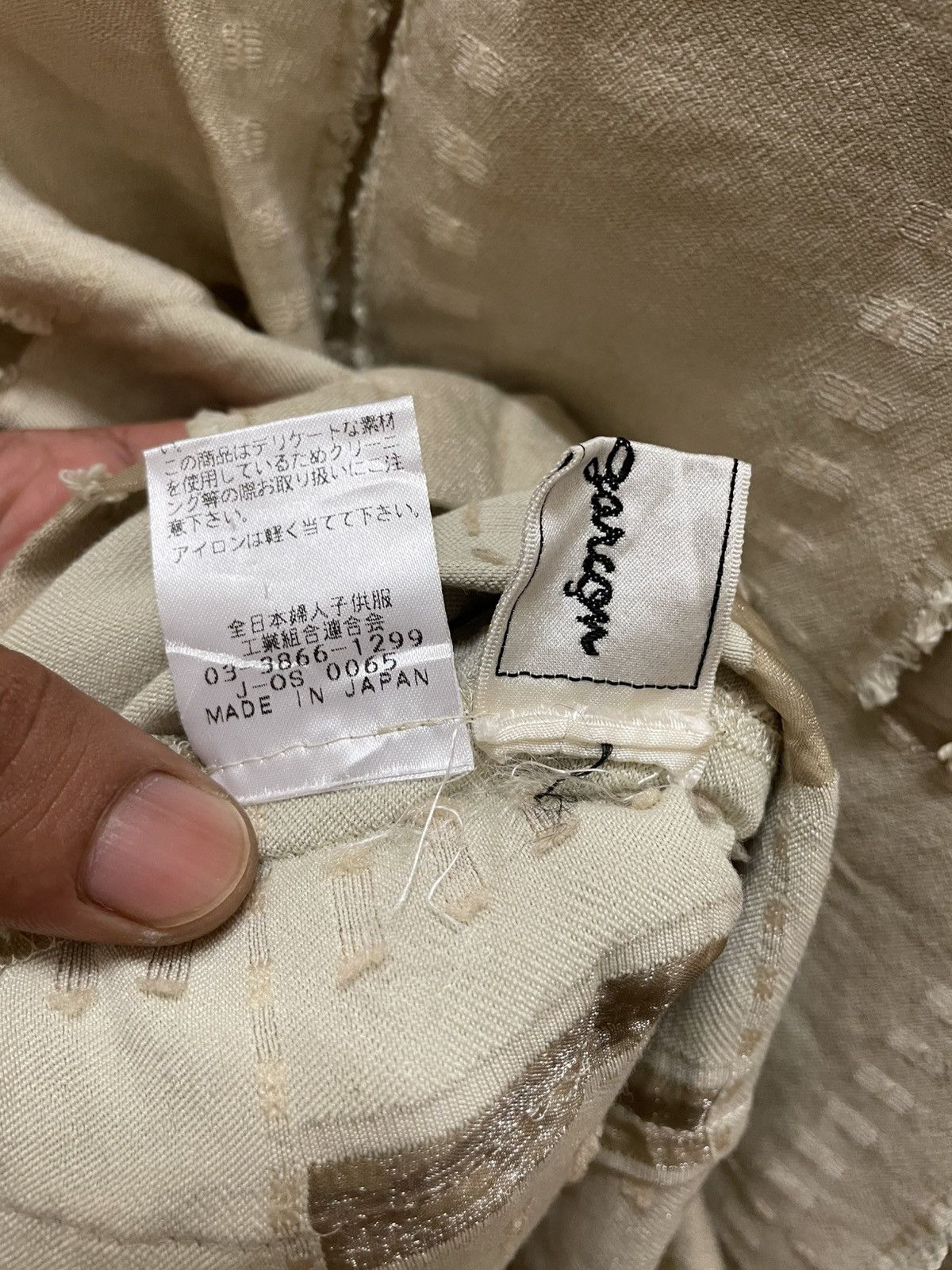 Japanese Brand Jemy Garcon Woman Light Jacket Size M / US 6-8 / IT 42-44 - 8 Thumbnail