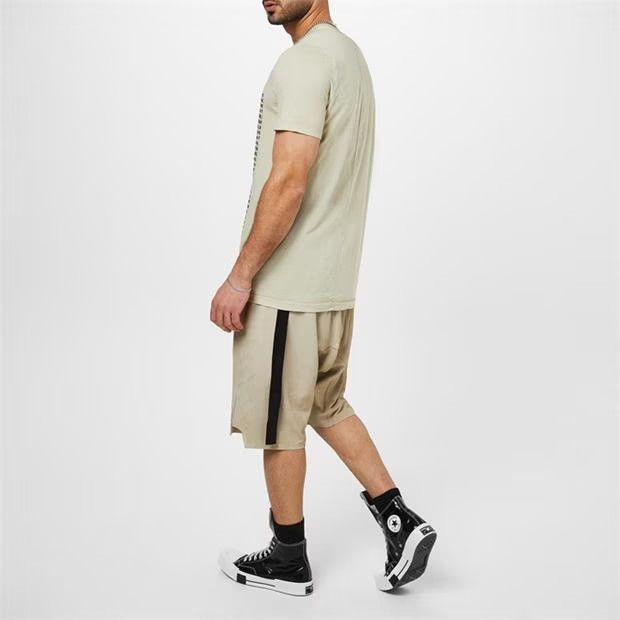 Rick Owens o1g2r1mq0624 T-Shirts in Pearl & Black Size US M / EU 48-50 / 2 - 4 Thumbnail