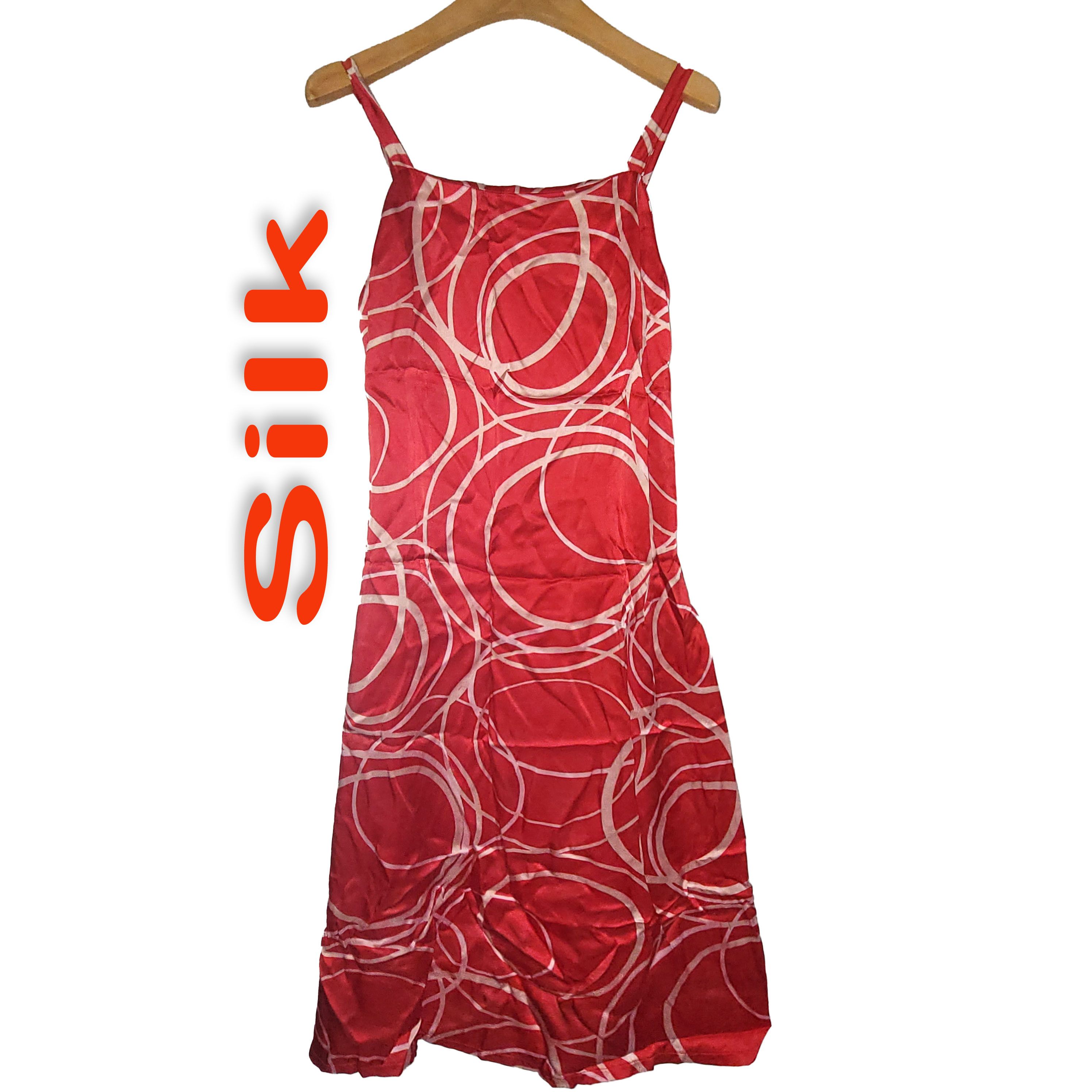 Other Women's 100% Silk XS Sleeveless Strap Slip Dress SDK398 Size XS / US 0-2 / IT 36-38 - 1 Thumbnail