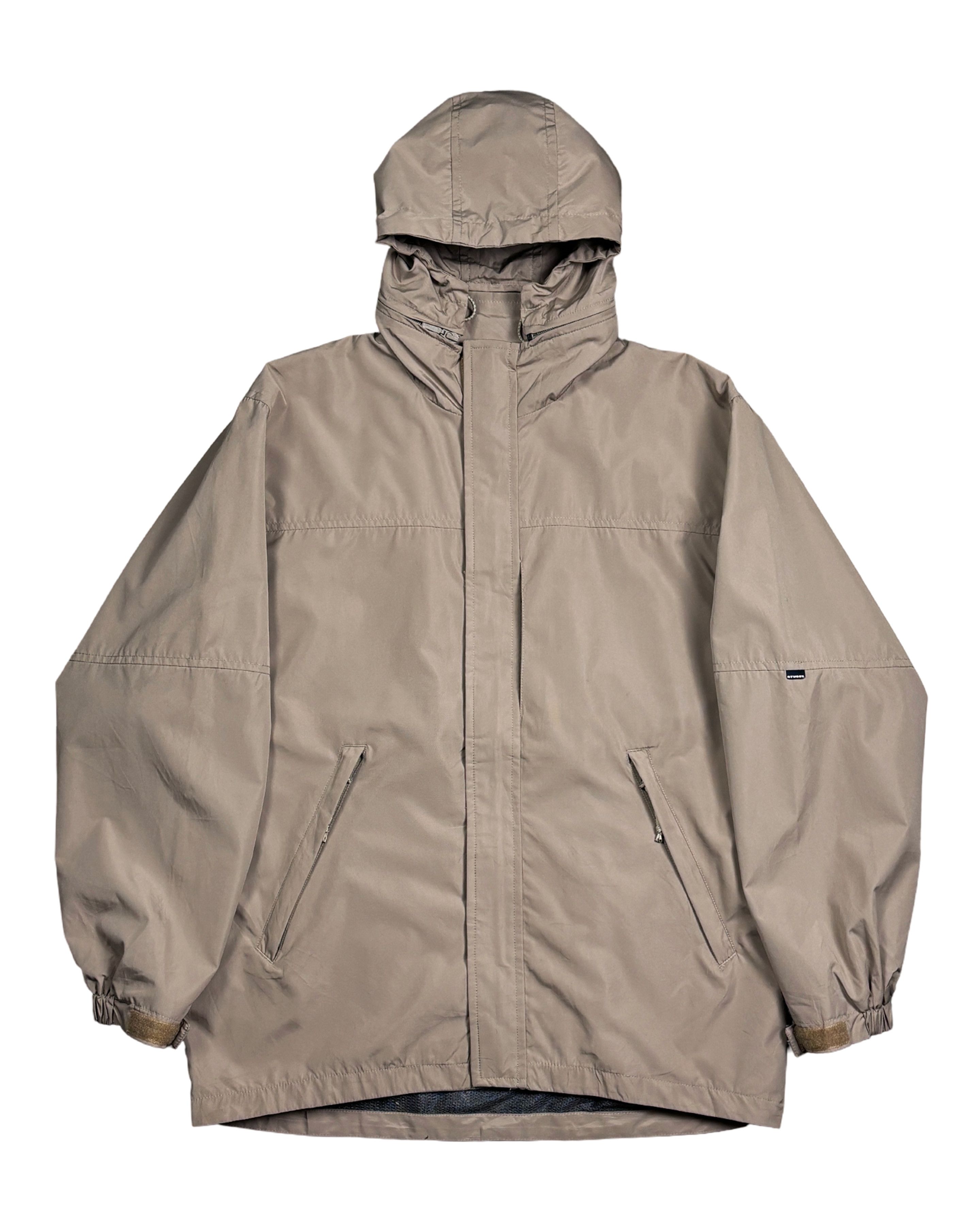 Stussy Short Parka Waxed Linen | Grailed