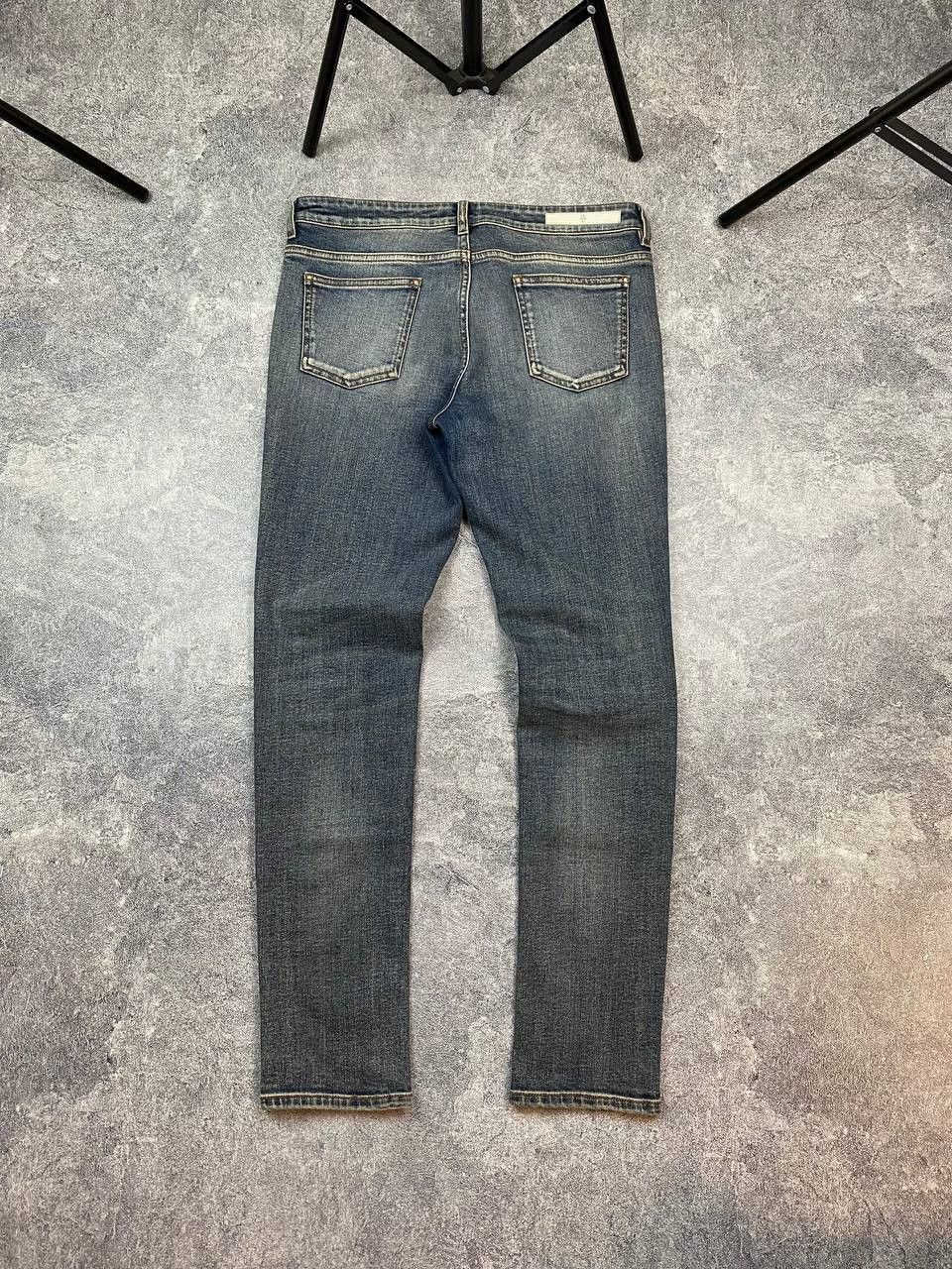 Eleventy ELEVENTY Platinum 5 pocket blue jeans with mends - Size 33 Size US 28 / EU 44 - 3 Thumbnail