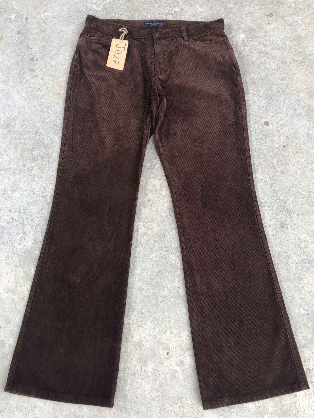 If Six Was Nine Ralph Lauren Flared Jeans Bootcut Corduroy Size US 32 / EU 48 - 1 Thumbnail