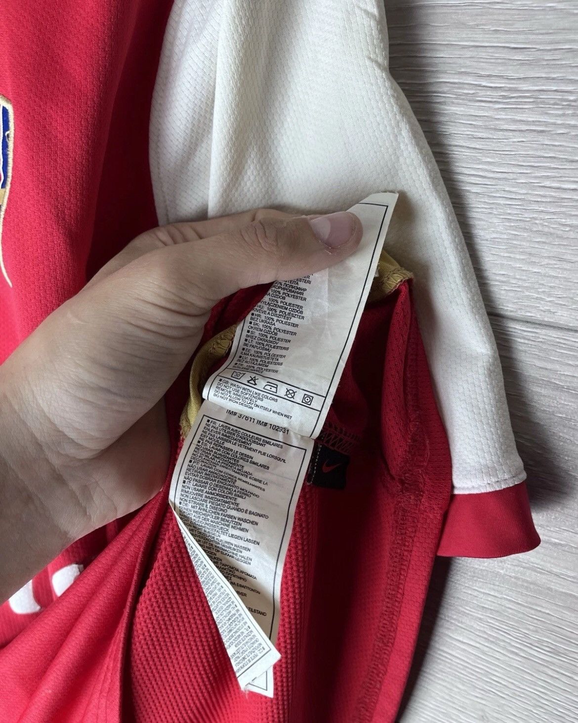 Nike Vintage men's soccer jersey Nike Fc Arsenal size M drill Size US M / EU 48-50 / 2 - 10 Thumbnail