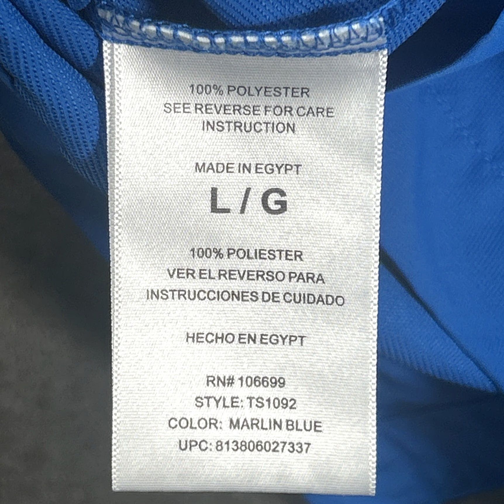 Habitat Habit Mens Large Shirt Blue Short Sleeve Button Up Vented Pockets Fishing Collared Casual Workwear Shirt Size US L / EU 52-54 / 3 - 7 Thumbnail
