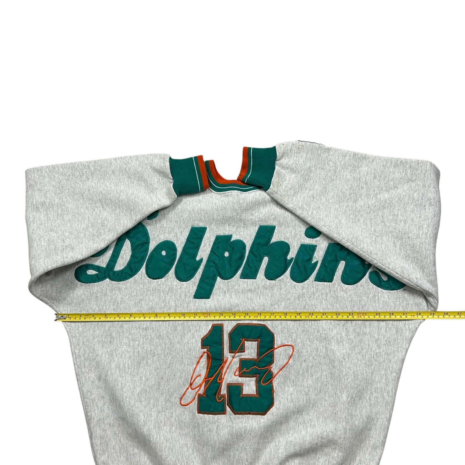 NFL VTG 90s MIAMI DOLPHINS MARINO LEGENDS SPELL OUT SWEATSHIRT Size US XL / EU 56 / 4 - 10 Thumbnail