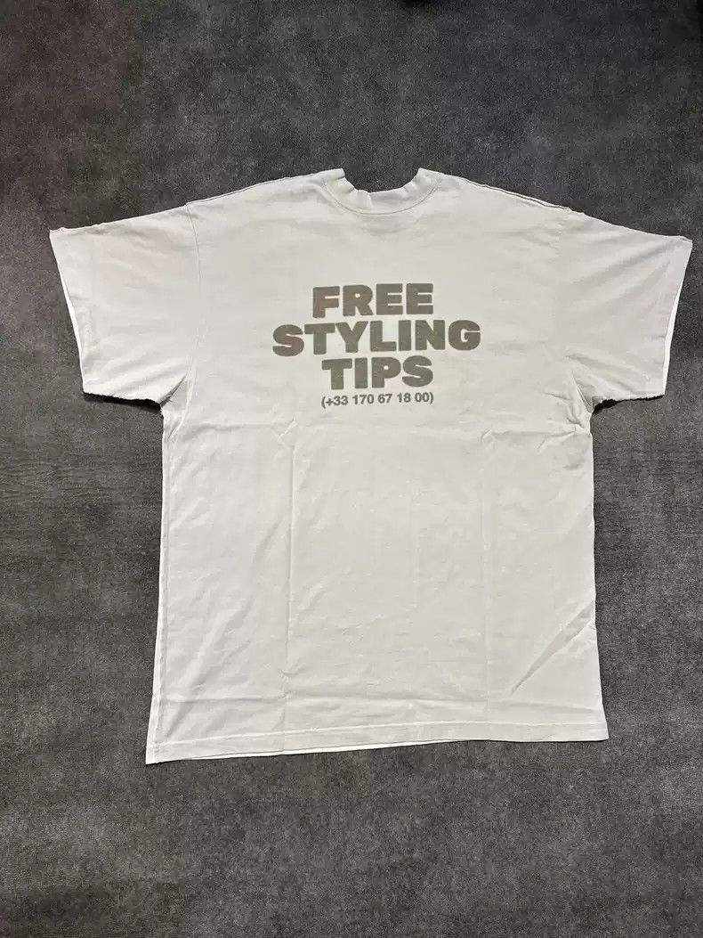 Balenciaga Balenciaga Summer Back Free Styling Tips Short Sleeves-2506 Size US S / EU 44-46 / 1 - 1 Thumbnail