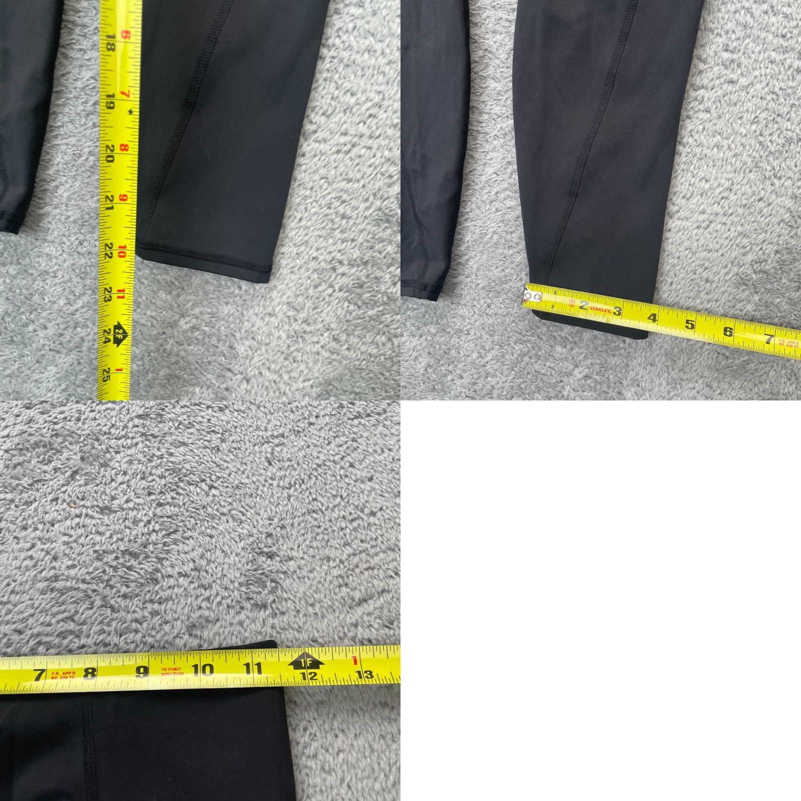Fabletics Fabletics Leggings Womens Small Black PureLuxe Oasis High Waisted Skinny Gym Ankle Inseam 22 Pockets Breathable Stretch Size 42" / US 20 - 8 Thumbnail