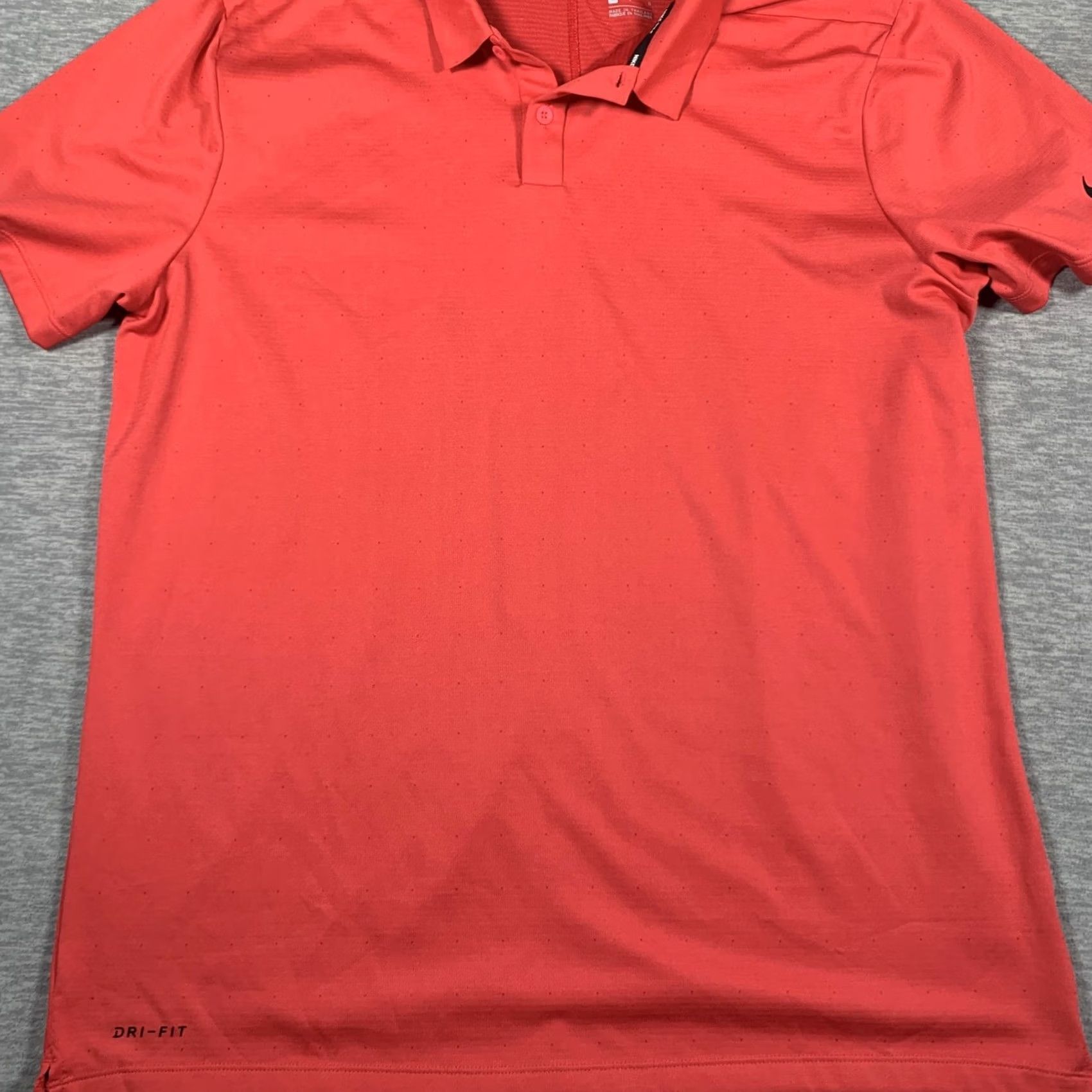 Nike Nike Golf Shirt Mens Large Red Dri-Fit Polo Athletic Performance Lightweight Size US L / EU 52-54 / 3 - 3 Thumbnail