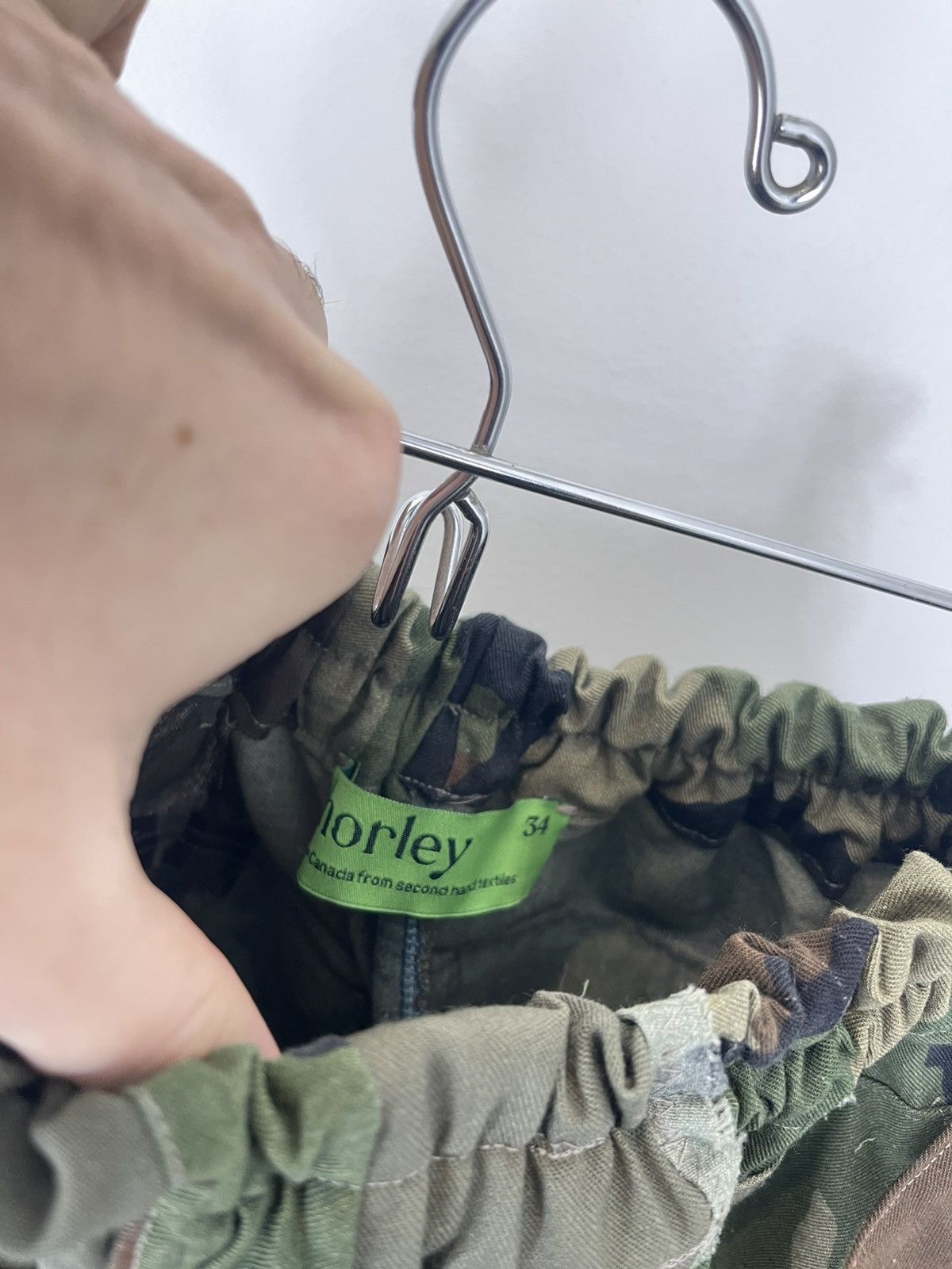 Chorley × Handmade Deconstructed UpCycled Military camo cargo pants patchwork Size US 34 / EU 50 - 3 Thumbnail
