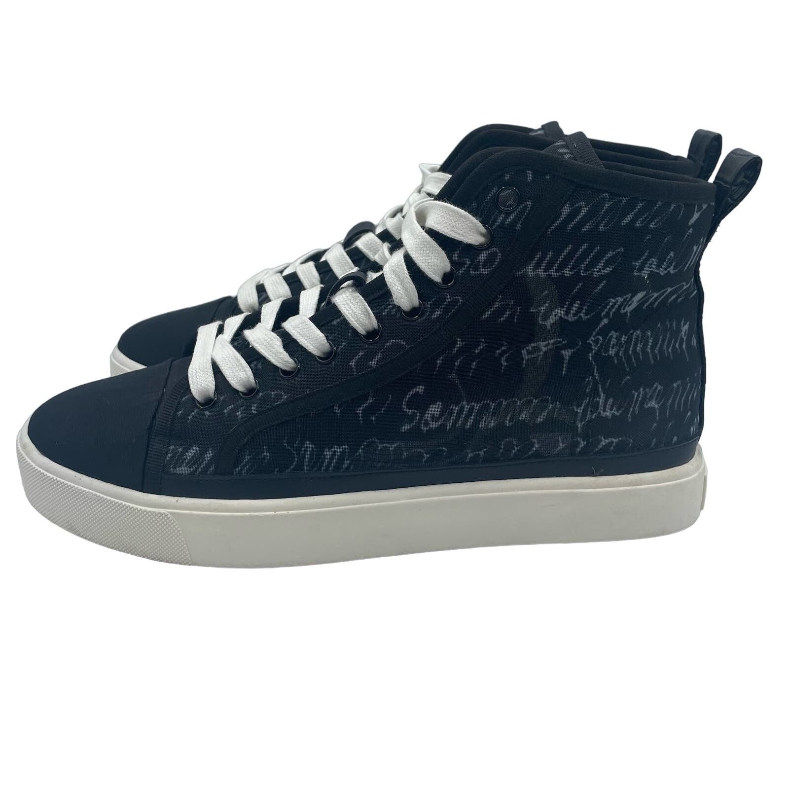 Sam Edelman Sam Edelman Elba Black Swirl White Mesh High Shoes 9.5 Size US 9.5 / IT 39.5 - 2 Thumbnail