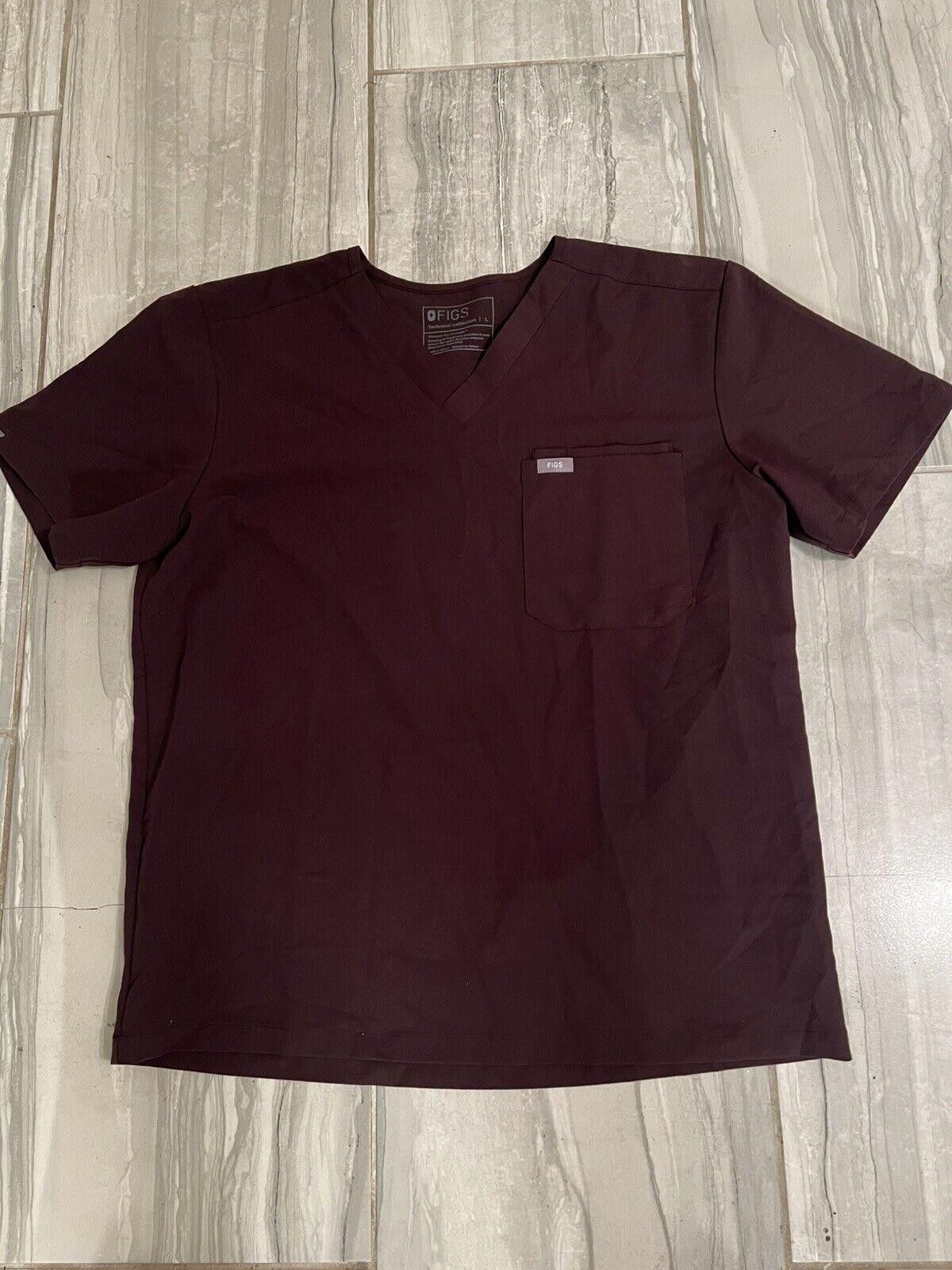 Designer Figs Three Pocket Technical Collection Scrip Top Sz L Size ONE SIZE - 2 Thumbnail
