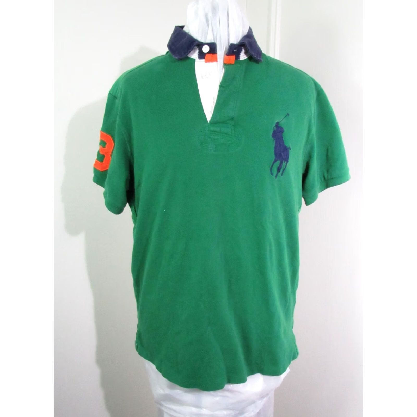 Ralph Lauren Polo Ralph Lauren Rugby Shirt Men L Green Short Sleeve Size US L / EU 52-54 / 3 - 2 Thumbnail
