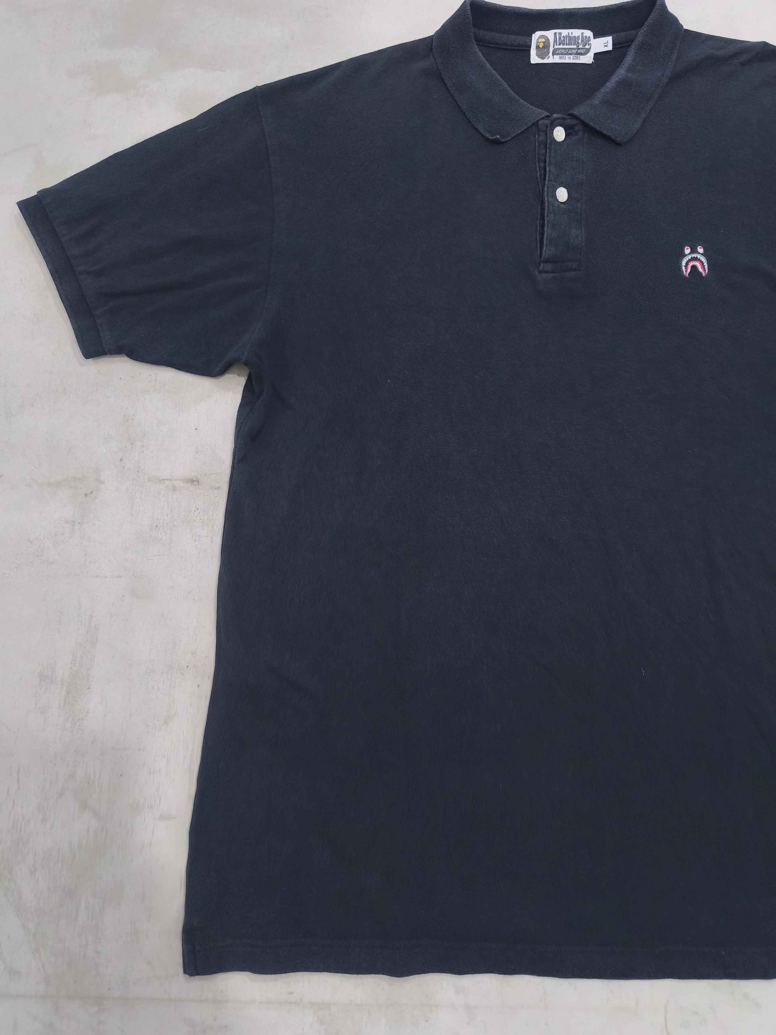 Bape Bape 1 point Shark Logo Polo Shirt Size US XL / EU 56 / 4 - 2 Thumbnail