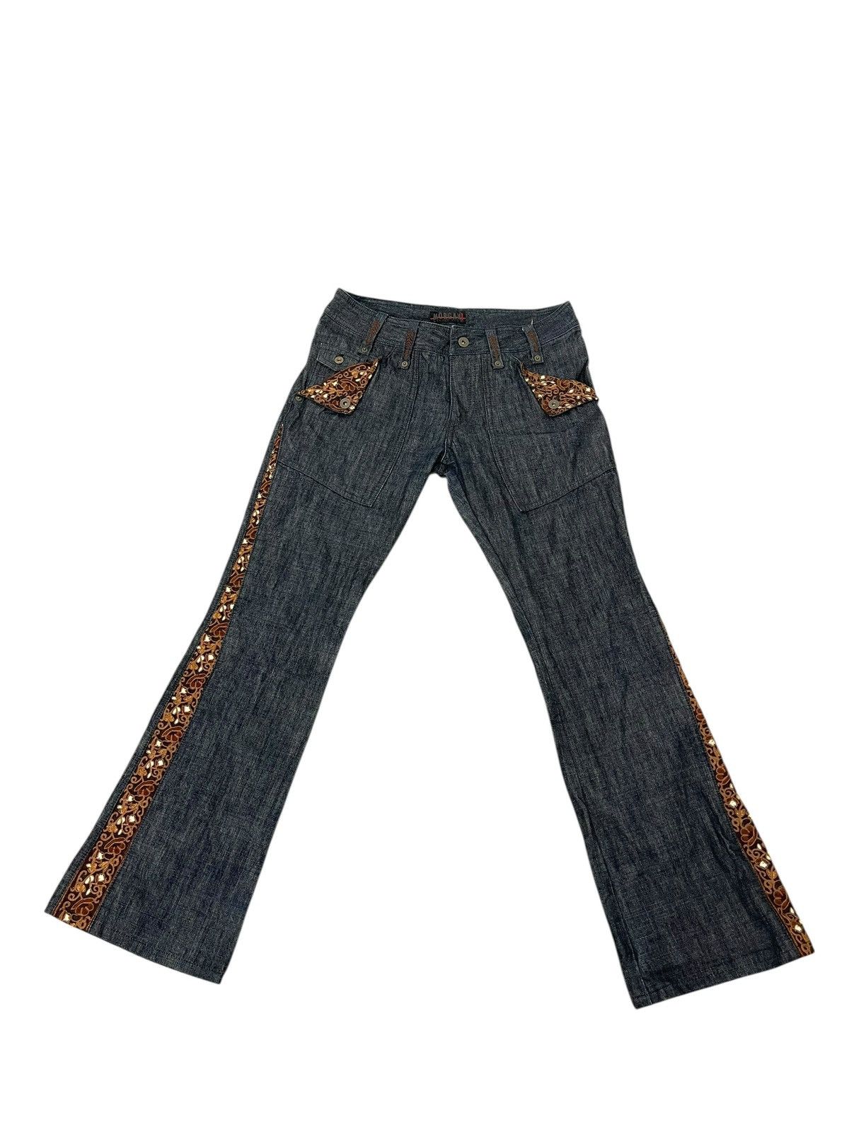 Hysteric Glamour Flare Jeans Morgan Homme Japan Hard Denim Boot Cut 1🟦6 Size US 31 - 2 Thumbnail
