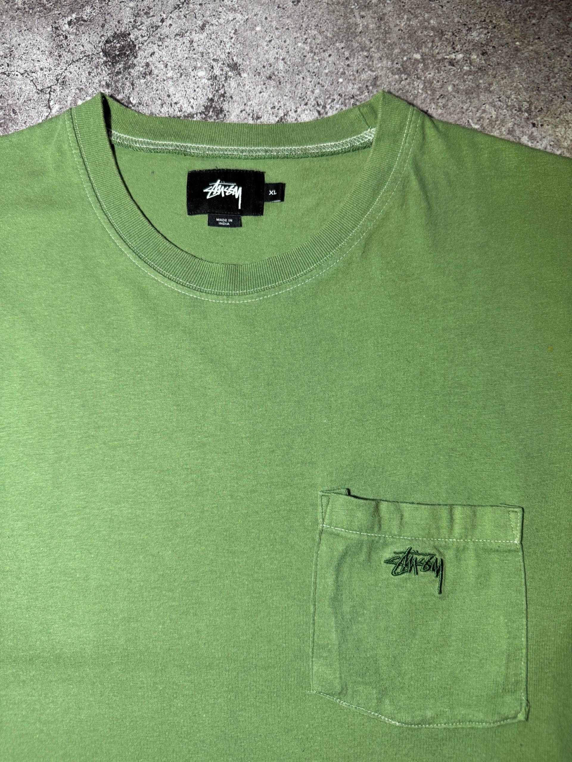 Stussy Stussy Vintage Green Streetwear Long Sleeve T-shirt Y2K Size US XL / EU 56 / 4 - 3 Thumbnail