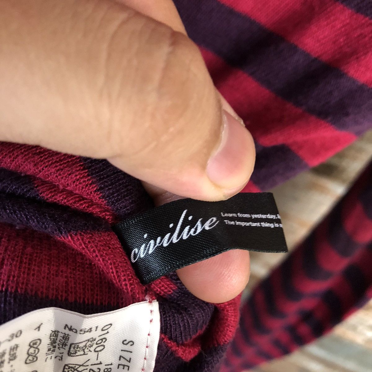 Solid & Striped DL Civilise Stripe Red like kurt cobain Knitwear #C595 Size M / US 6-8 / IT 42-44 - 11 Thumbnail