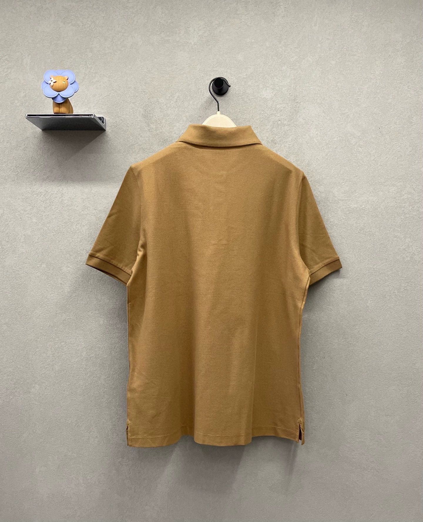 Burberry Burberry Coffee Color Short Sleeve Polo Shirt Size US XL / EU 56 / 4 - 2 Thumbnail