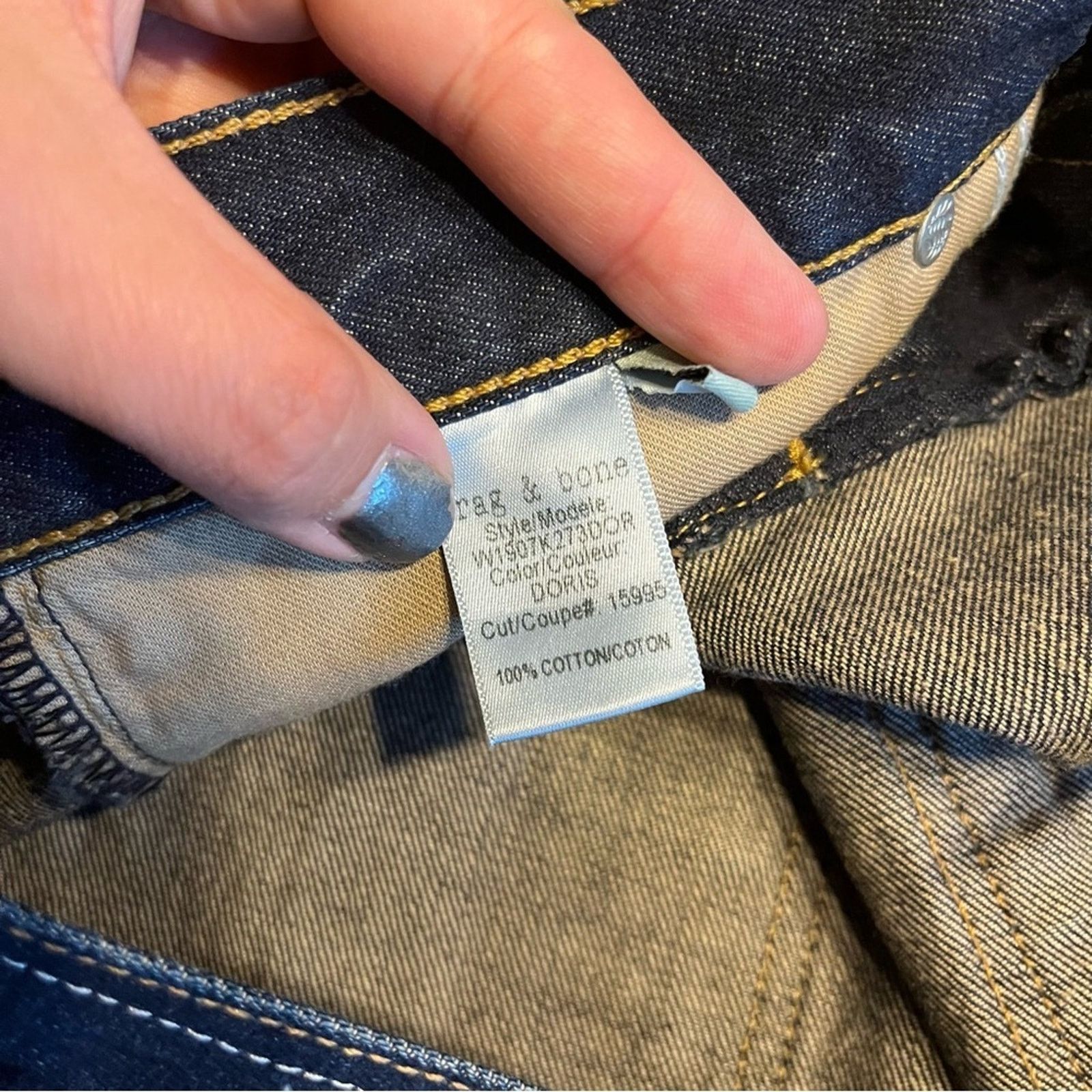 Rag & Bone Rag & Bone Cut Off Denim Shorts Size 26 Distressed Cotton Size 26" / US 2 / IT 38 - 4 Thumbnail