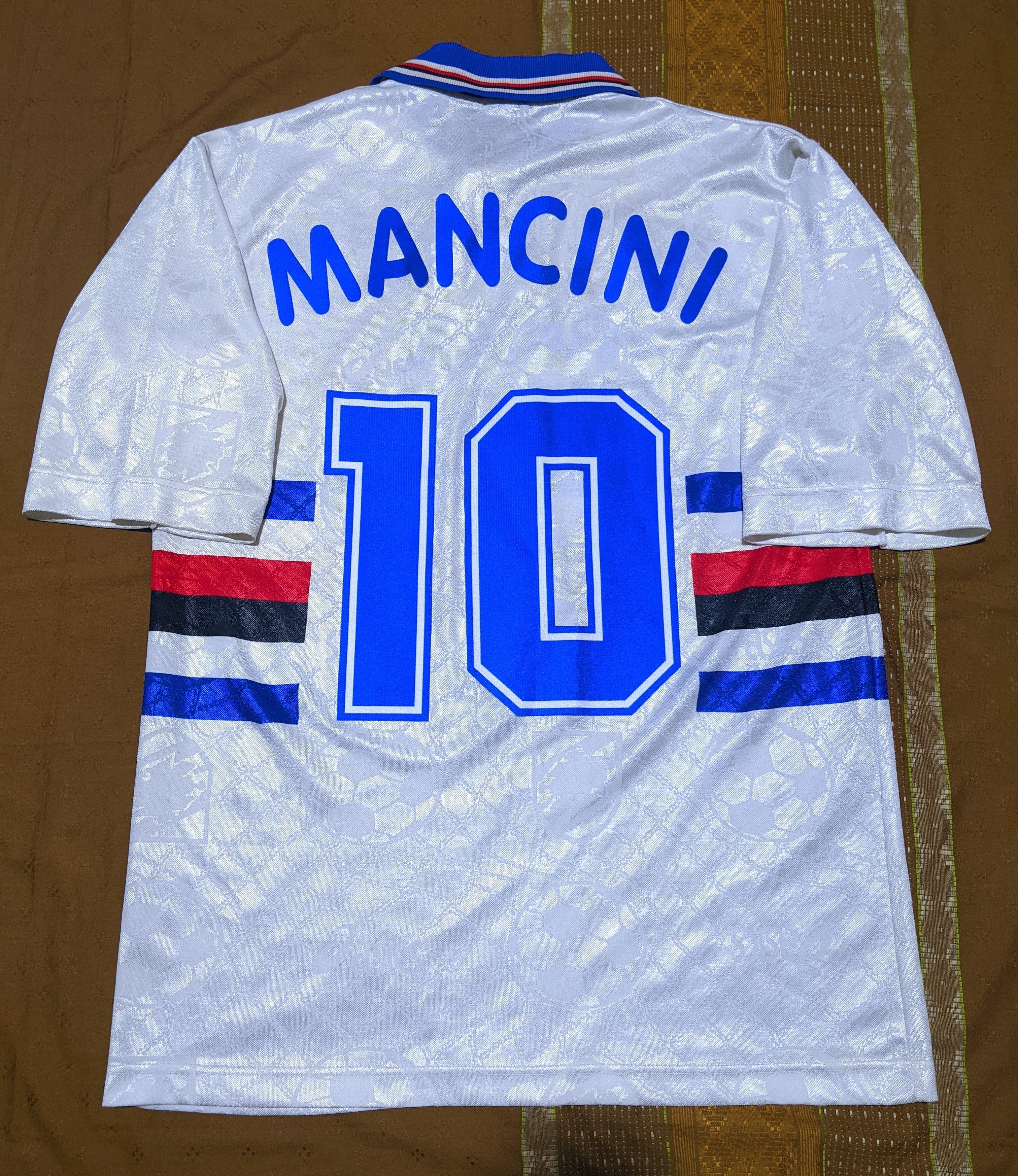 Asics Sampdoria 95-96 away Jersey football shirt Size US M / EU 48-50 / 2 - 2 Thumbnail