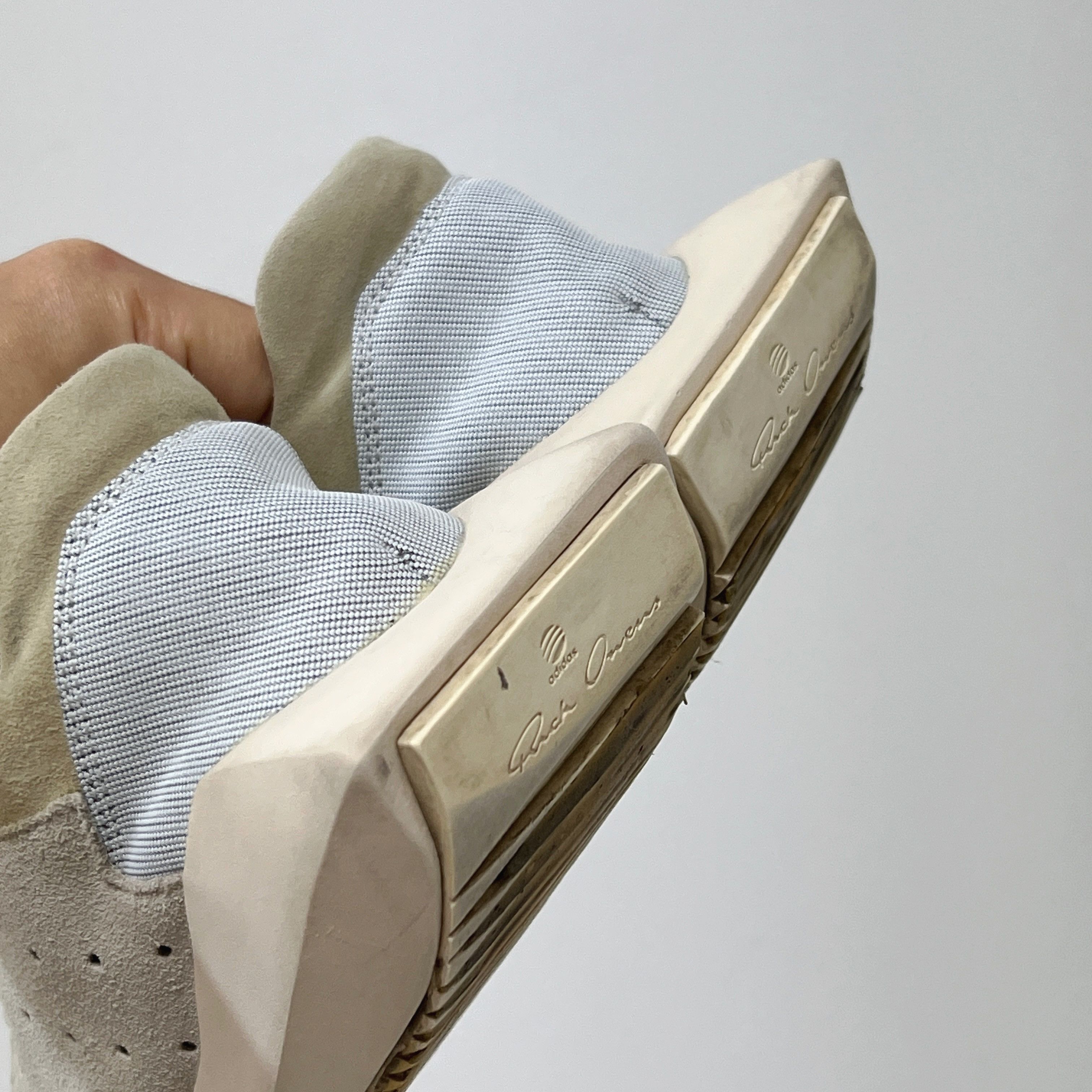Adidas × Rick Owens Rick Owens Adidas Tech Runner White (B35085) Size US 6.5 / EU 39-40 - 5 Thumbnail