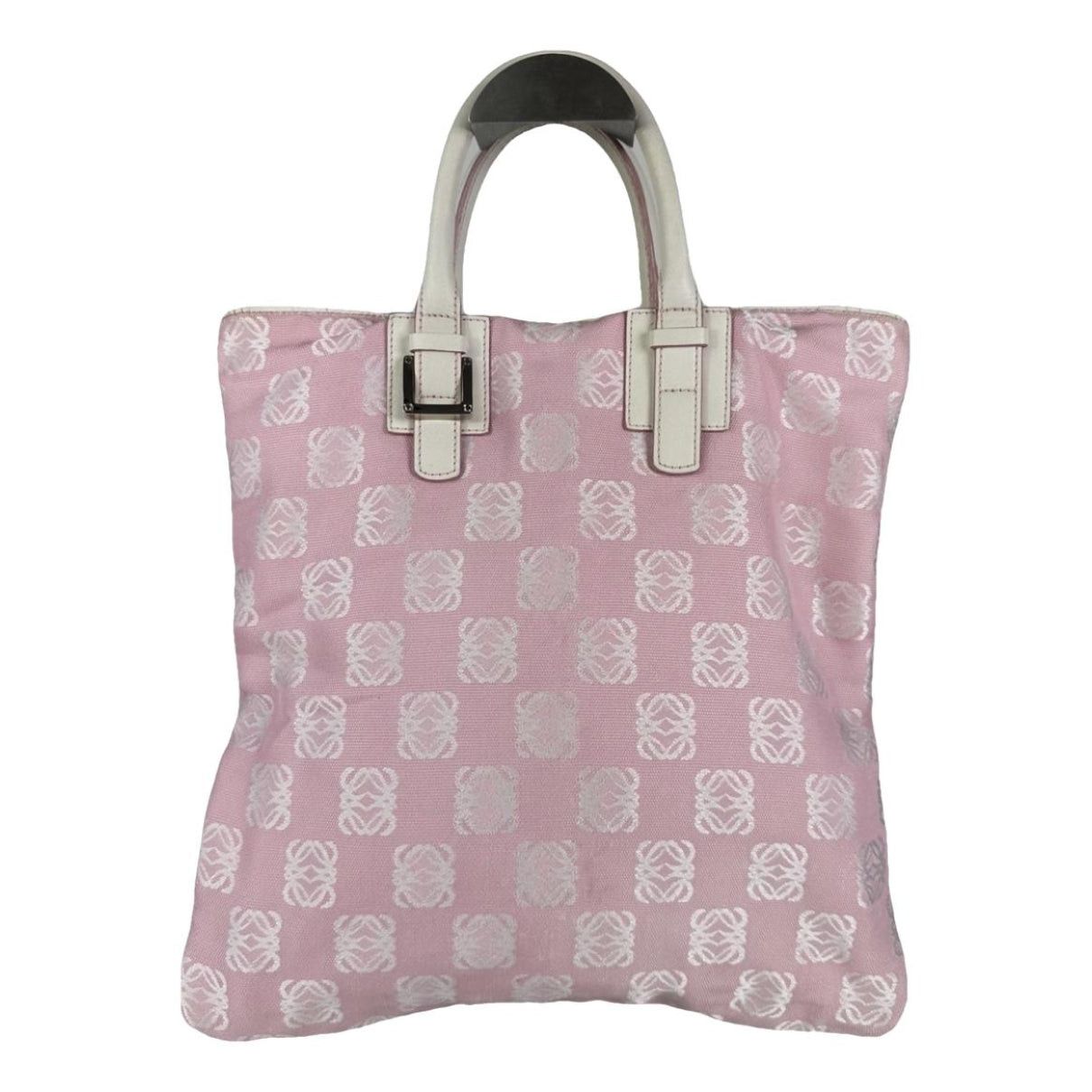 Loewe Cubi Pink Cotton Handbag Size ONE SIZE - 1 Thumbnail