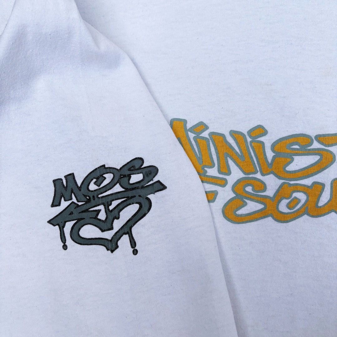 Vintage Ministry of Sound 1990 90s Vintage Nightclub Logo T-Shirt Size US XL / EU 56 / 4 - 3 Thumbnail